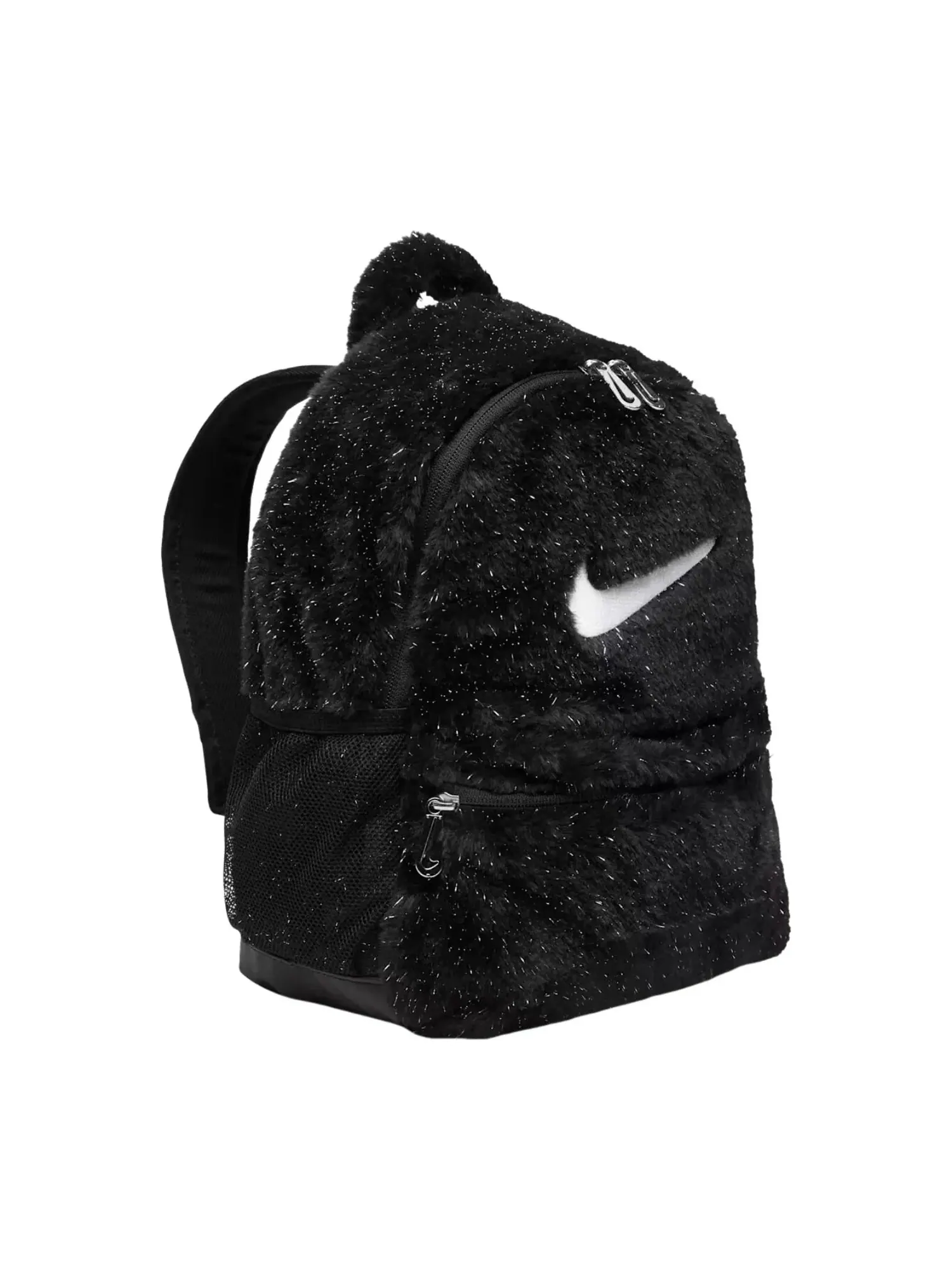 (GS) Рюкзак Nike из искусственного меха, 11 л — изображение 2 из 4, черный