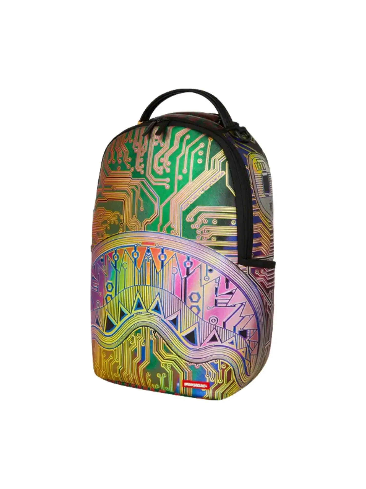 Рюкзак мужской Sprayground Circuit Board Shark — изображение 2 из 5, мульти