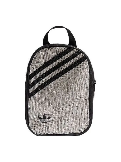 Мини-рюкзак Adidas 'Silver Metallic' — изображение 1 из 1, серебристый металлик