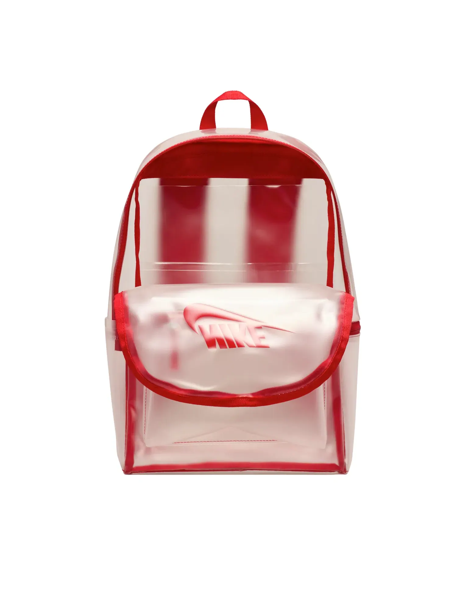 Мужской рюкзак объемом 25 л с принтом Nike Heritage Crystal Clear University Red — изображение 4 из 6, красный