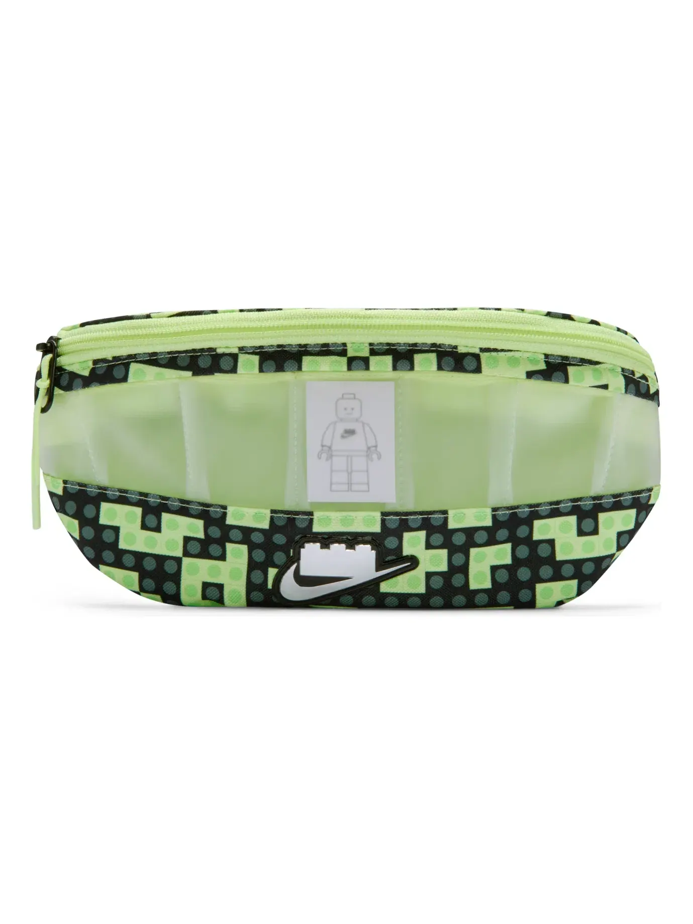 Детский поясной рюкзак Nike x LEGO Collection Waistpack — изображение 1 из 6, зеленый