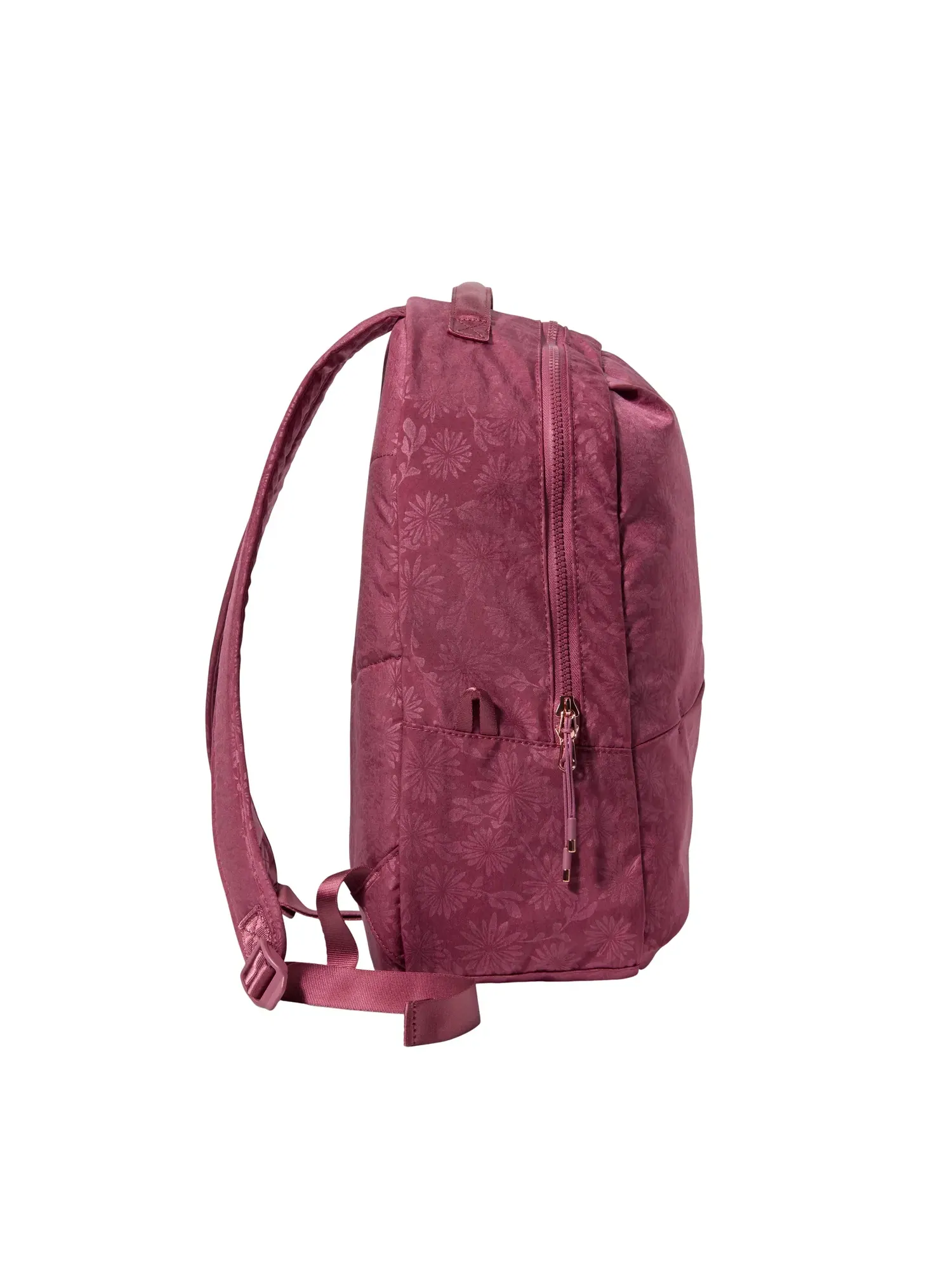 Мужской рюкзак с цветочным принтом Nike Aura 24L Floral Backpack — изображение 2 из 5, розовый