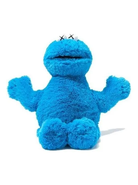 Плюшевая игрушка Uniqlo x KAWS x Sesame Street Cookie Monster
