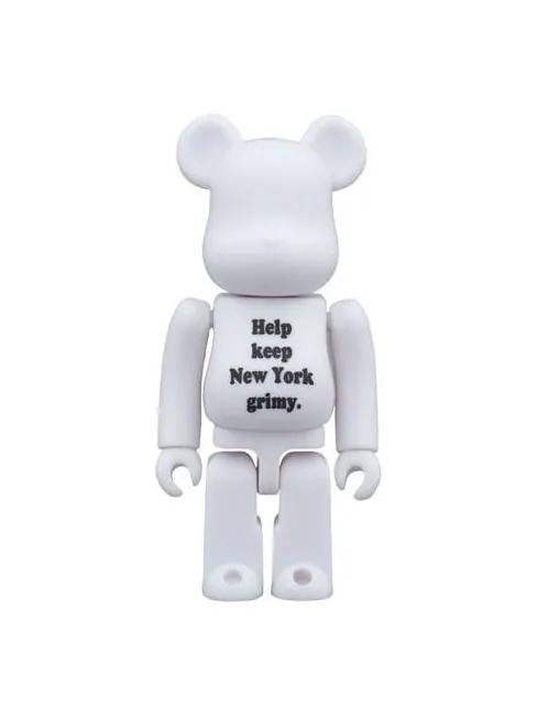 Фигурка BE@RBRICK Married to the Mob Black 100% — белый