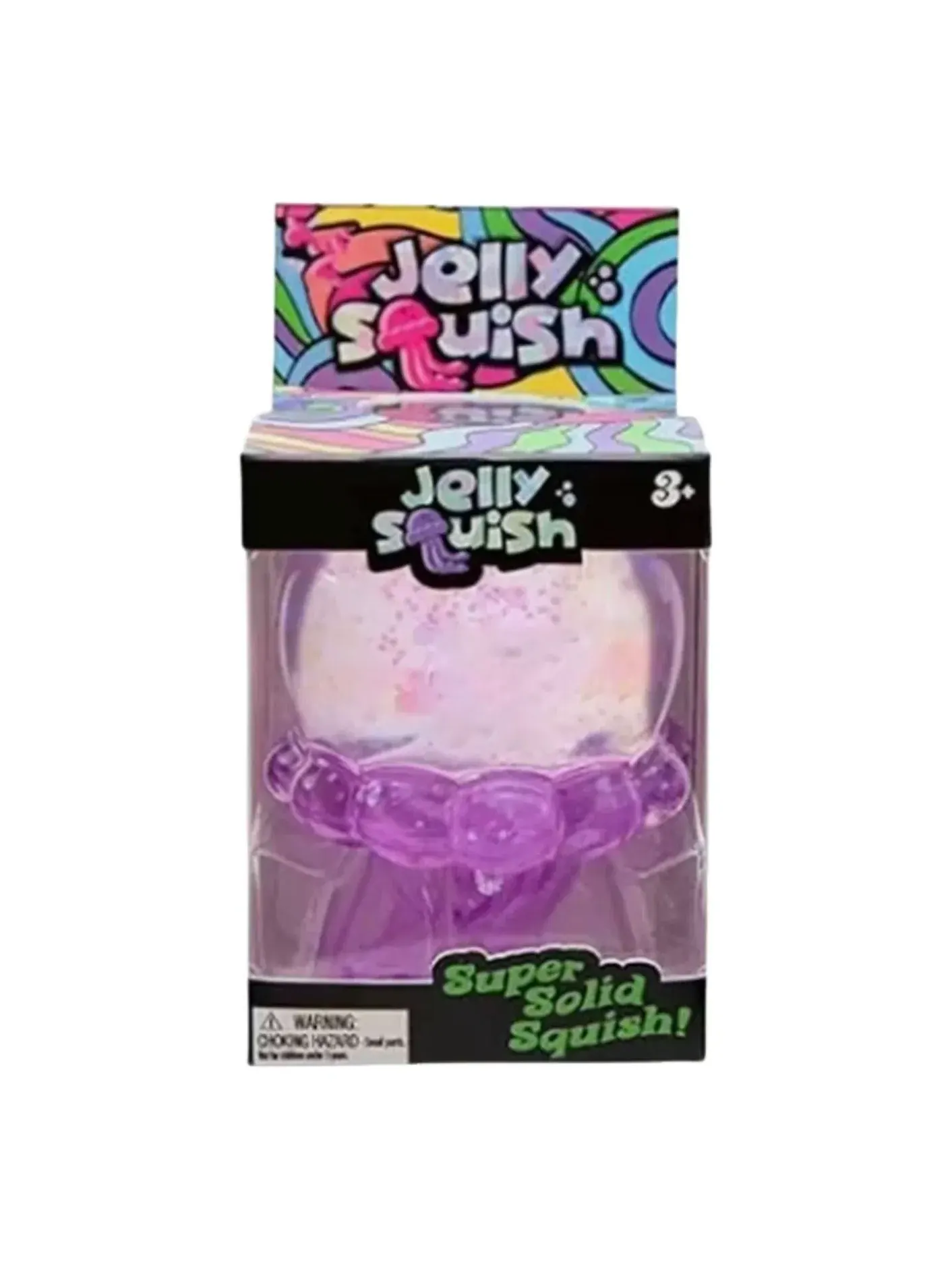 Антистресс-игрушка JellySquish Squishy Fidget Toy NeeDoh — фиолетовый