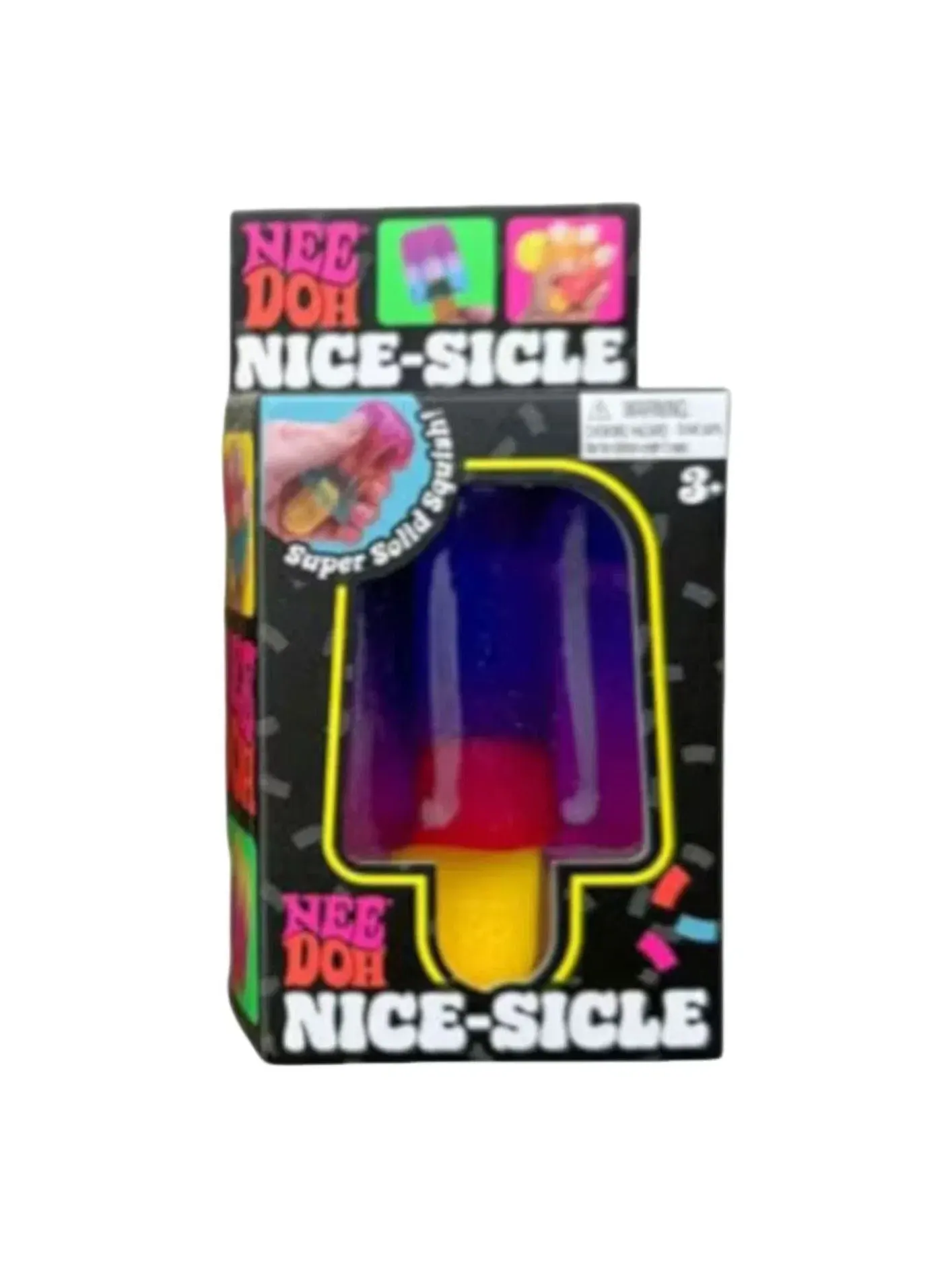 Детская антистресс-игрушка Nice-sicle с моделью Multicolor NeeDoh — мульти
