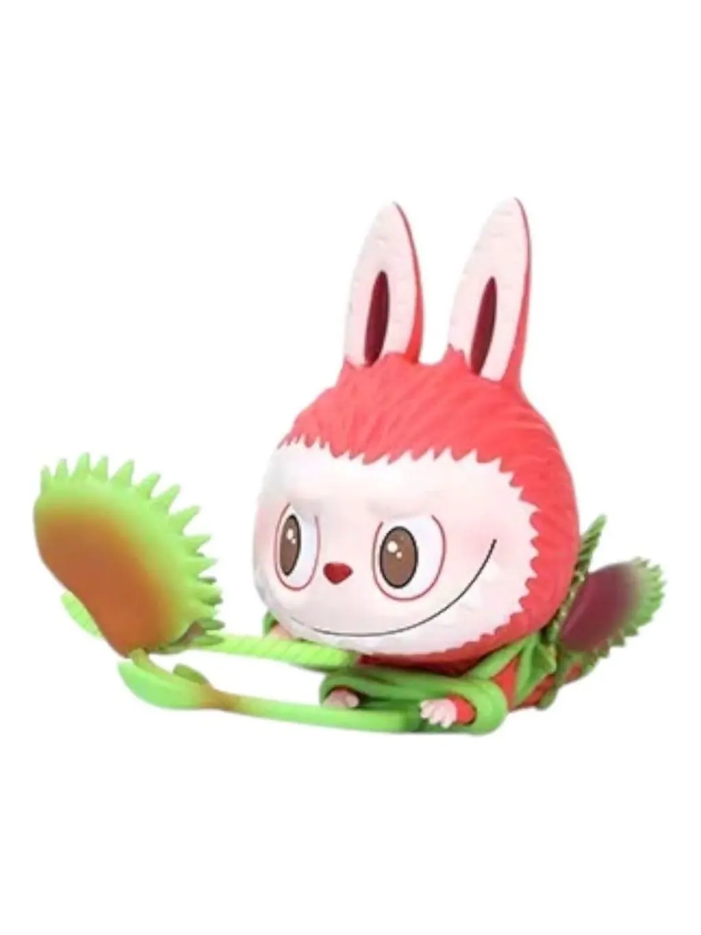 Pop Mart The Monsters Labubu Flower Elves 'Venus Flytrap' — изображение 1 из 1, красный/бежевый/зеленый