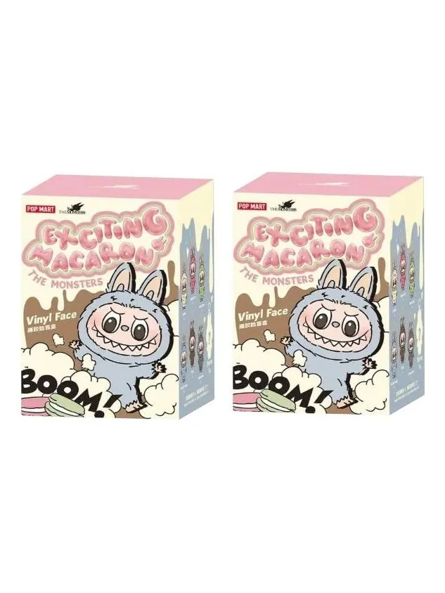 Лабубу Pop Mart The Monsters Labubu 1.0 Tasty Macarons Sealed Case (2 Blind Boxes) — изображение 1 из 1, мульти