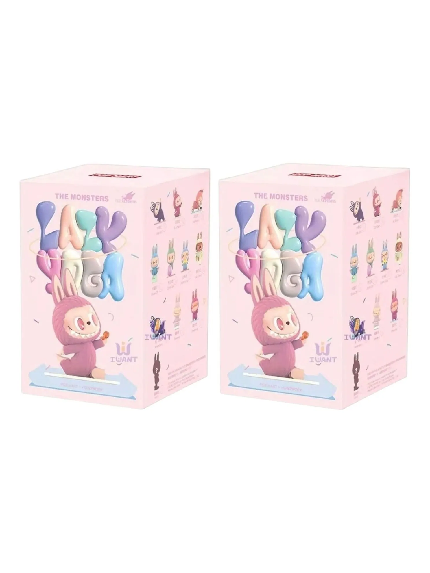 Лабубу Pop Mart The Monsters Labubu Lazy Yoga Sealed Case (2 Blind Boxes) — изображение 1 из 1, мульти