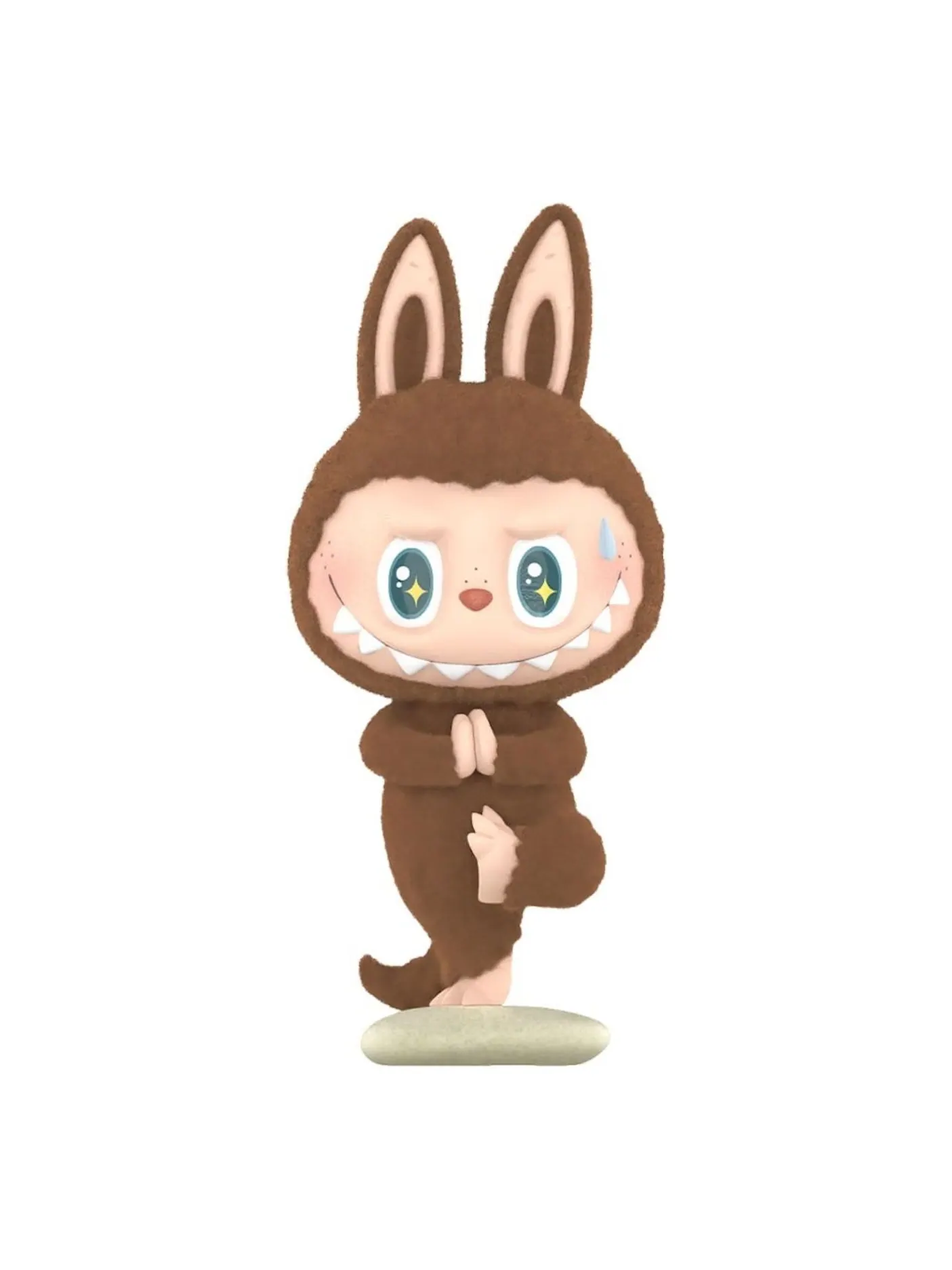 Лабубу Pop Mart The Monsters Labubu Lazy Yoga 'Coach' Secret Edition — изображение 1 из 1, коричневый