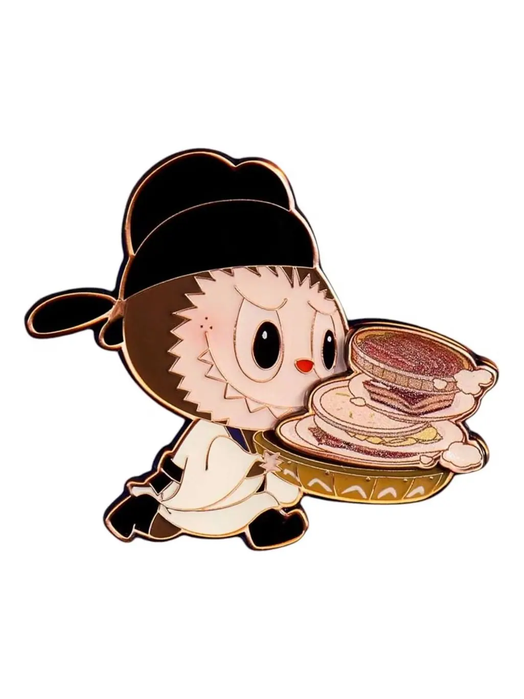 Лабубу Pop Mart The Monsters Labubu Let's Have Fun Together Badge 'Grand Banquet' Secret Edition — изображение 1 из 1, мульти