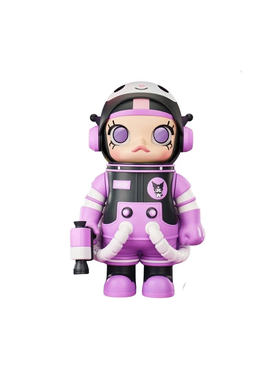 Фигурка Pop Mart Mega Space Molly Sanrio Characters Kuromi 400% — изображение 2 из 2, черный