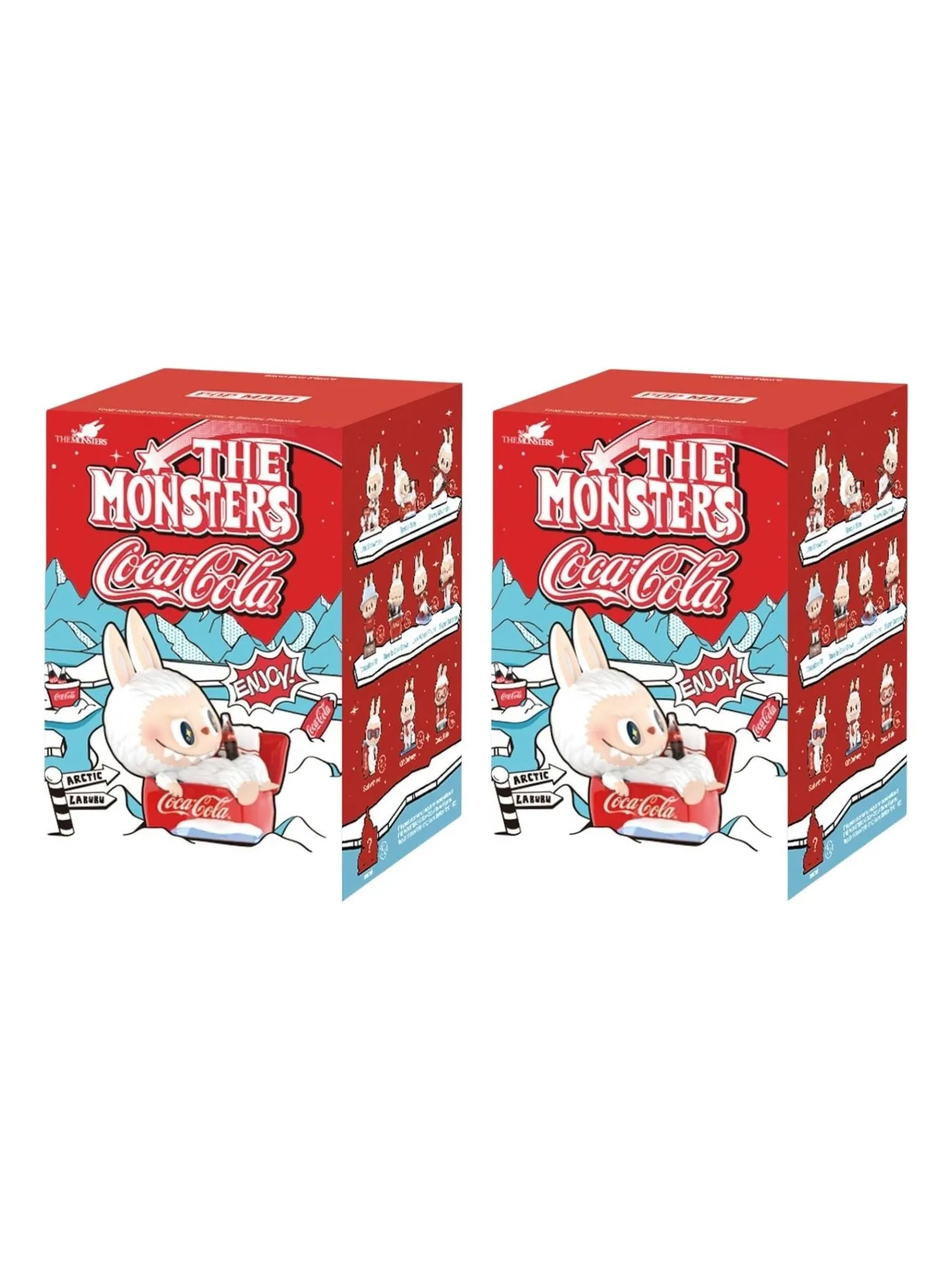 Лабубу Pop Mart x Coca-Cola The Monsters Labubu Figure Sealed Case (2 Blind Boxes) — изображение 1 из 1, мульти