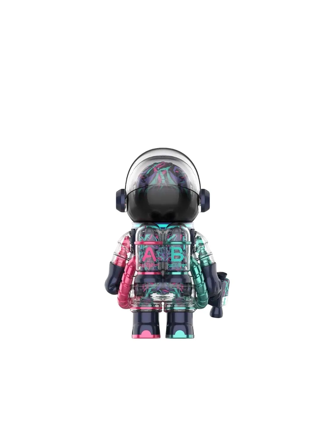 Pop Mart x CLOT Mega Space Molly Magenta Alinegra 400% — изображение 2 из 2, серый//розовый