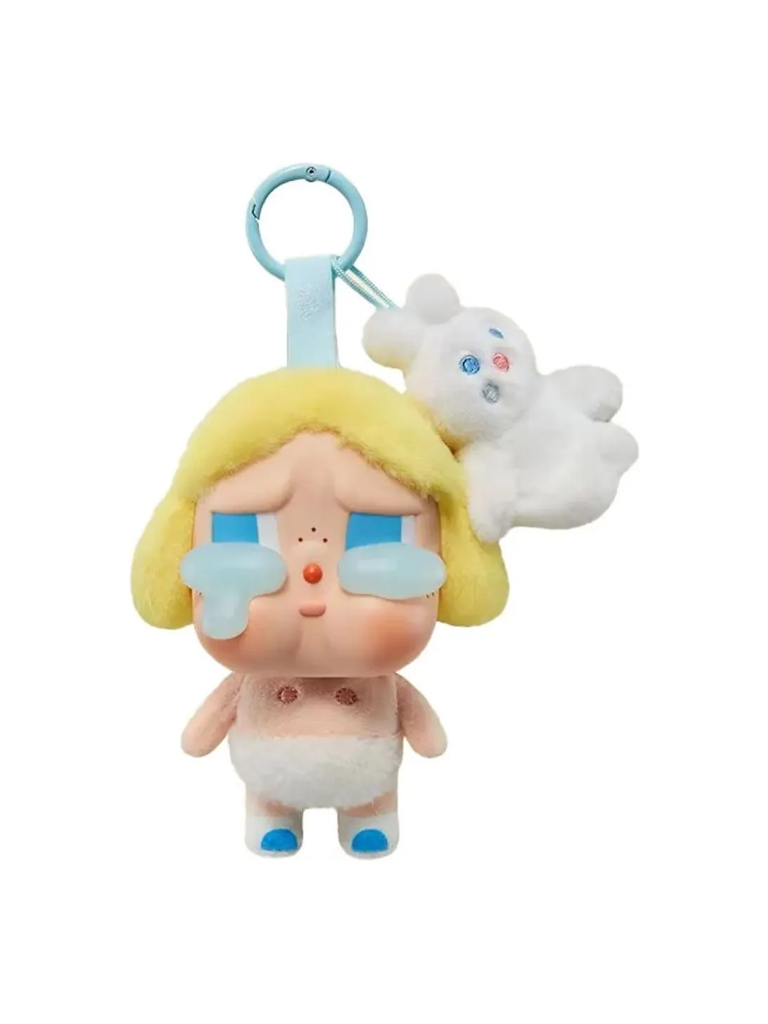 Фигурка Pop Mart CryBaby Crying Again Baby Blonde Pendant Super Secret Edition — изображение 1 из 1, желтый