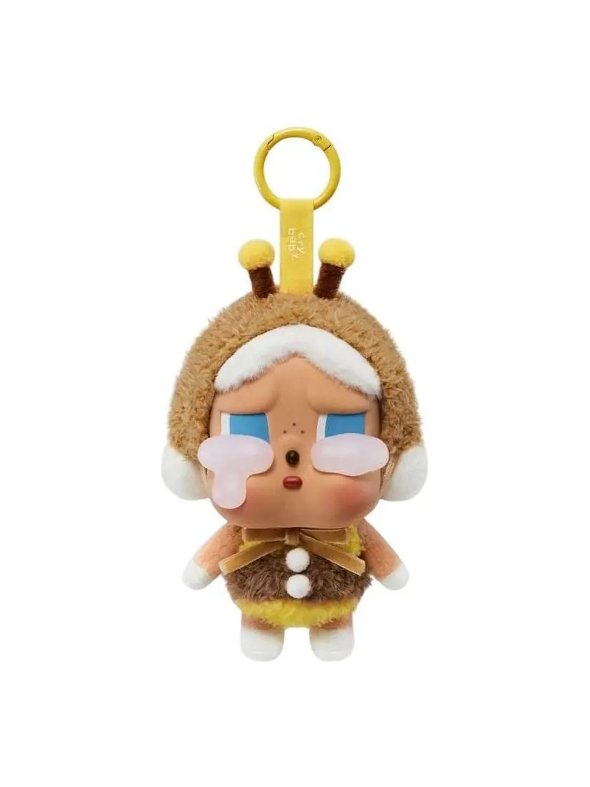 Кулон Pop Mart CryBaby Crying Again Bring You A Flower Pendant — изображение 1 из 1, оттенок коричневый/желтый