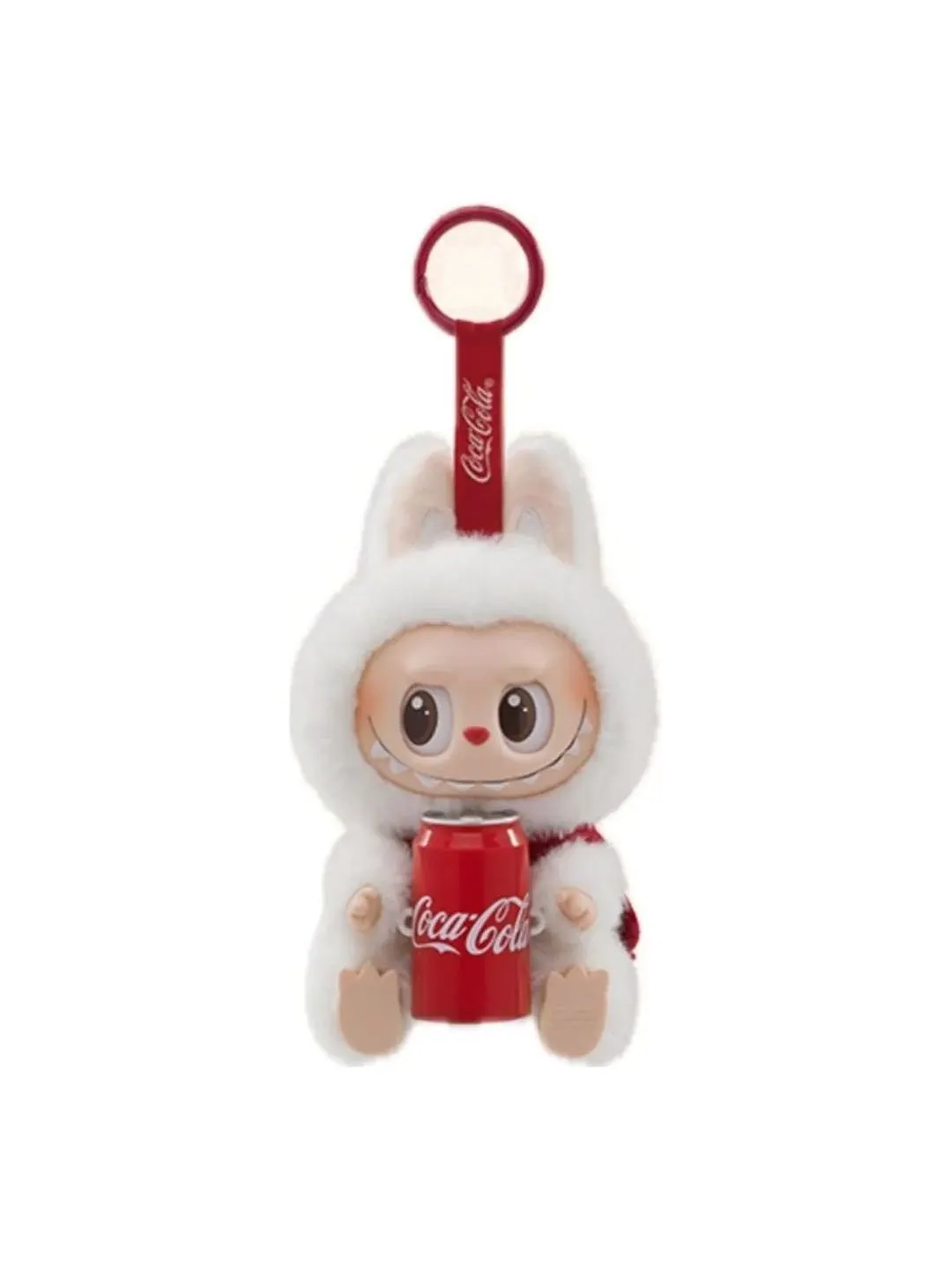 Pop Mart x Coca Cola The Monsters Labubu Happy Factor — изображение 1 из 1, белый/красный