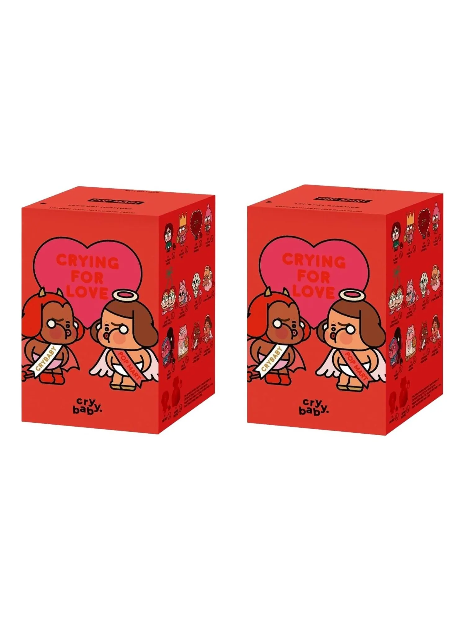 Фигурка Pop Mart CryBaby Crying For Love Figures Sealed Case (2 Blind Boxes) — изображение 1 из 1, мульти