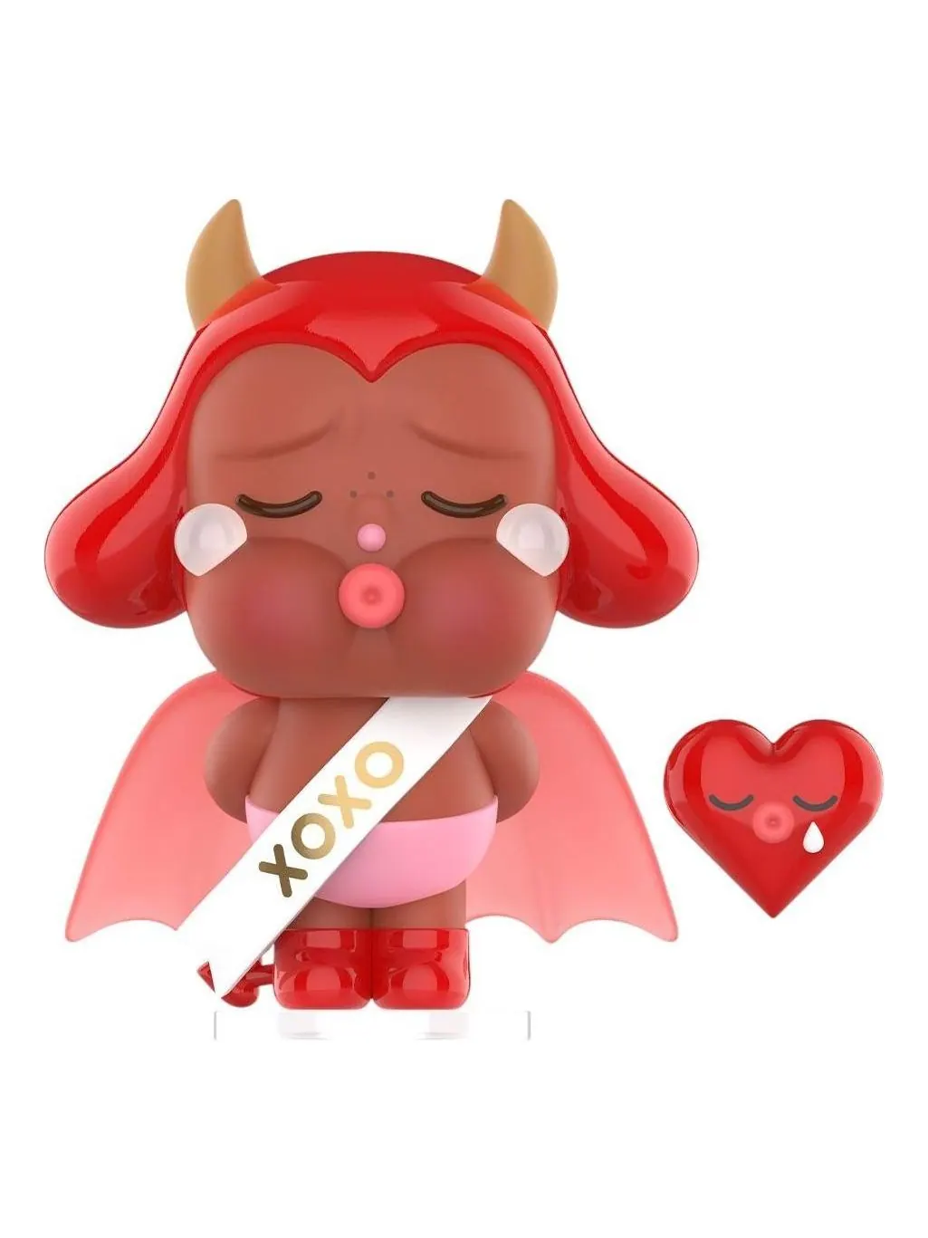 Фигурка Pop Mart CryBaby Crying For Love Figures 'Kiss Kiss-Devil Vers.' — изображение 1 из 1, мульти