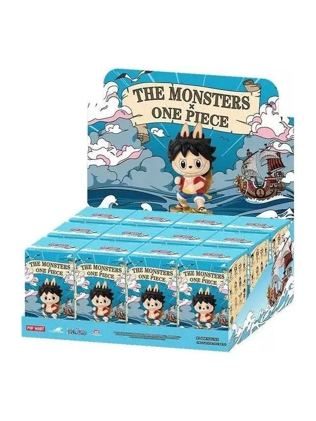 Лабубу Pop Mart One Piece The Monsters Labubu Sealed Case (12 Blind Boxes) — изображение 1 из 3, мульти