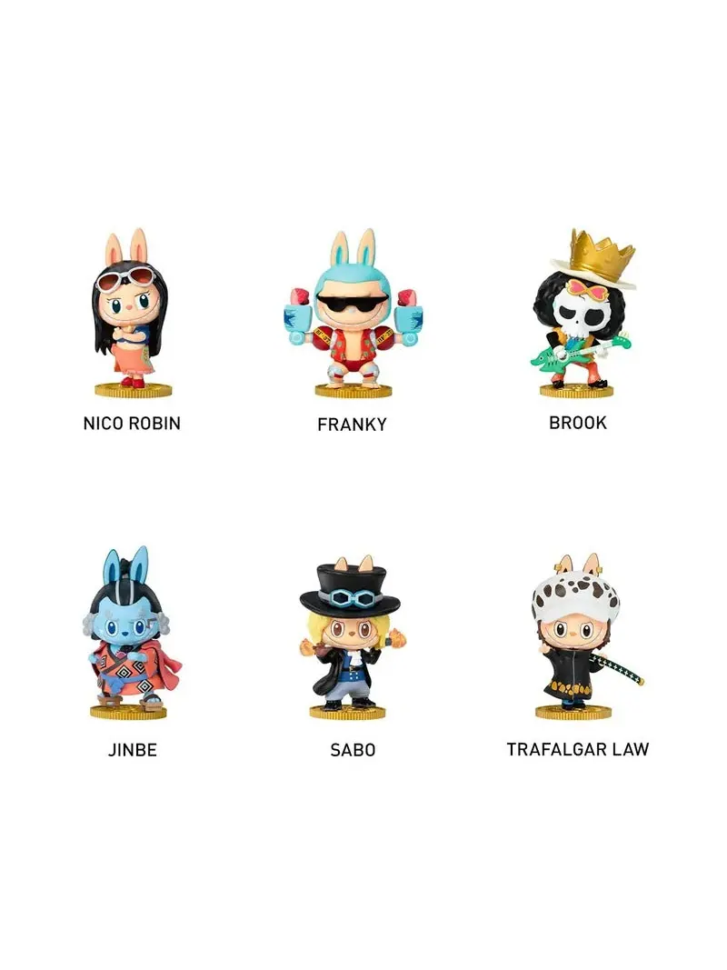 Лабубу Pop Mart One Piece The Monsters Labubu Sealed Case (12 Blind Boxes) — изображение 3 из 3, мульти