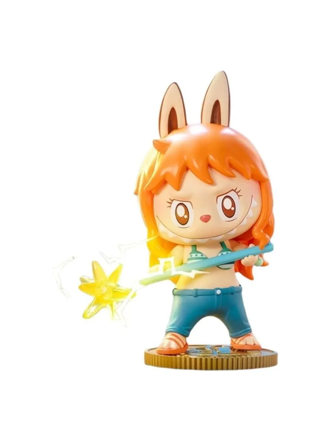 Лабубу Pop Mart One Piece The Monsters Labubu 'Nami' — изображение 1 из 1, мульти