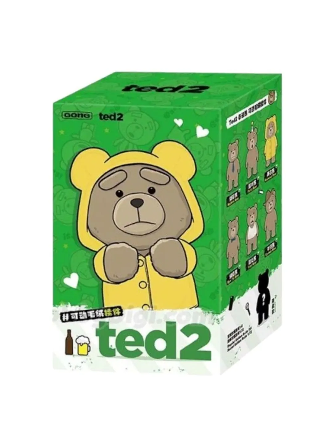 Фигурка Pop Mart Ted2 Teddy Bear Action Plush Pendant Sealed Case (1 Blind Box) — изображение 1 из 1, мульти