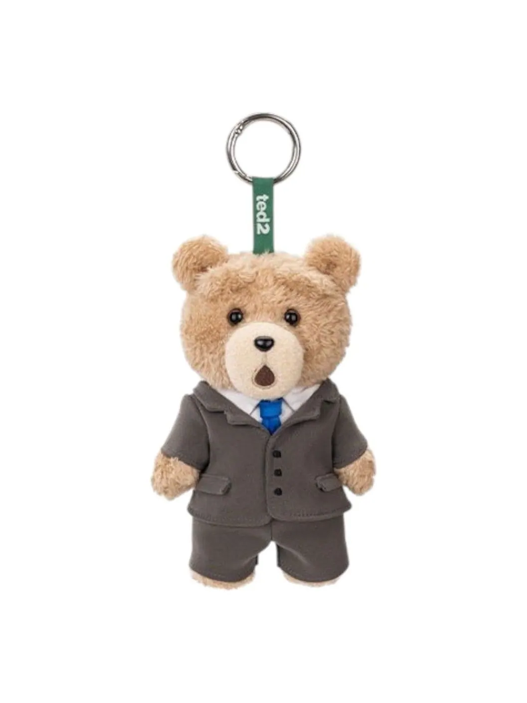 Мягкая игрушка-подвеска Pop Mart Ted2 Teddy Bear Action Plush Pendant 'Suit Bear' Secret Edition — изображение 1 из 1, мульти