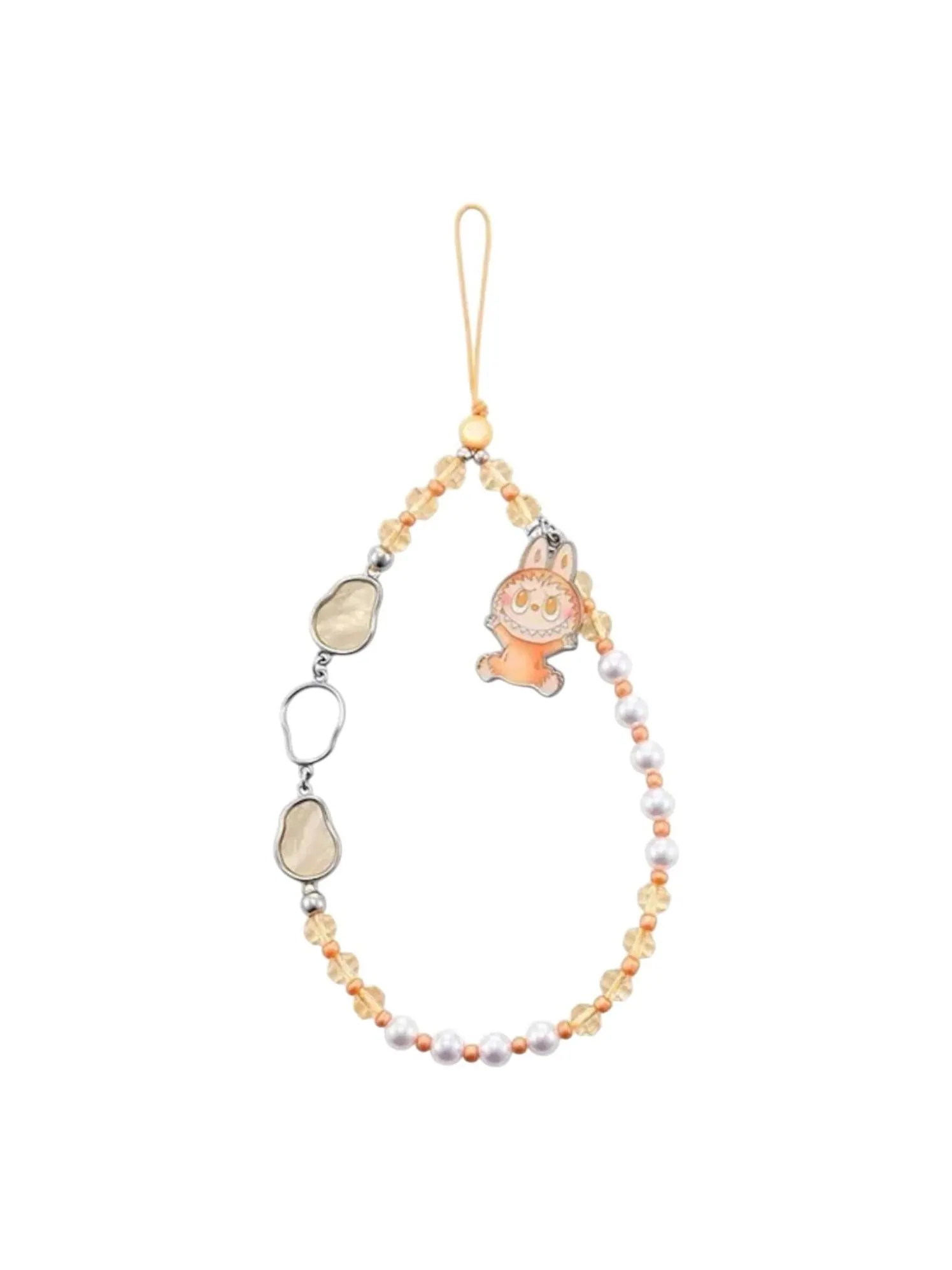 Лабубу Pop Mart The Monsters Labubu Big into Energy Phone Charm 'Happiness' — изображение 1 из 1, мульти