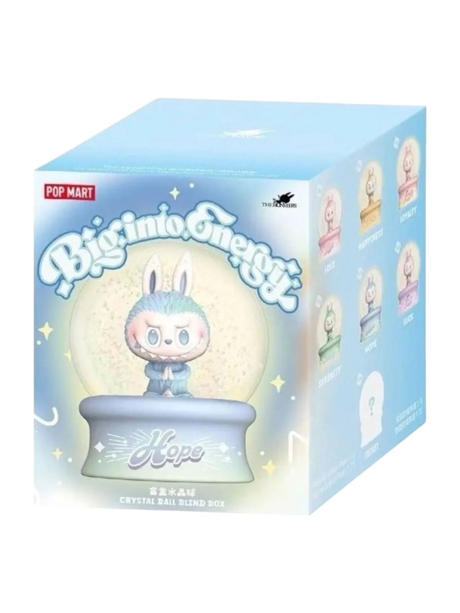 Лабубу Pop Mart The Monsters Labubu Big into Energy Crystal Ball Sealed Case (1 Blind Box) — изображение 1 из 1, мульти