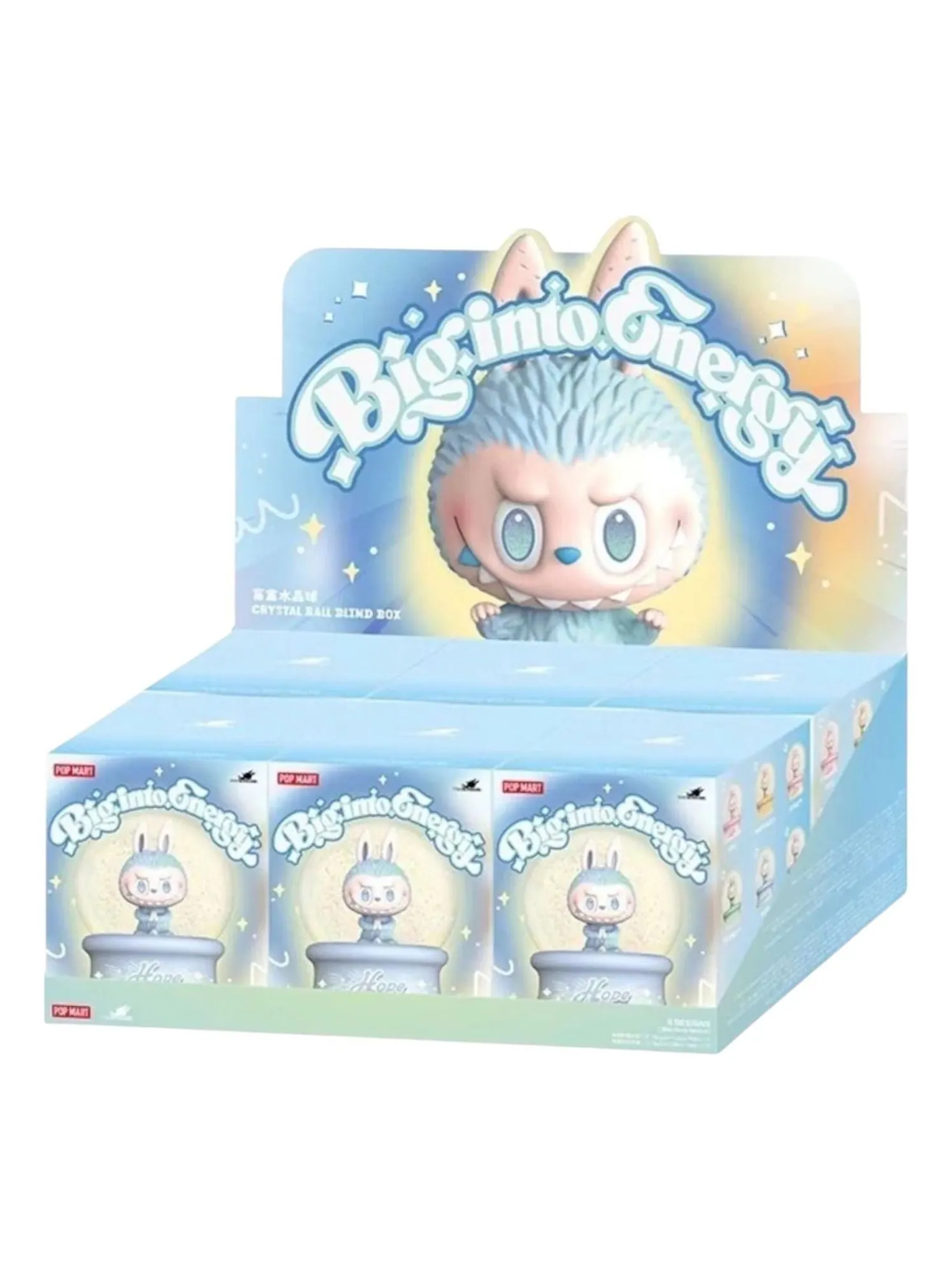 Лабубу Pop Mart The Monsters Labubu Big into Energy Crystal Ball Sealed Case (6 Blind Boxes) — изображение 1 из 1, мульти