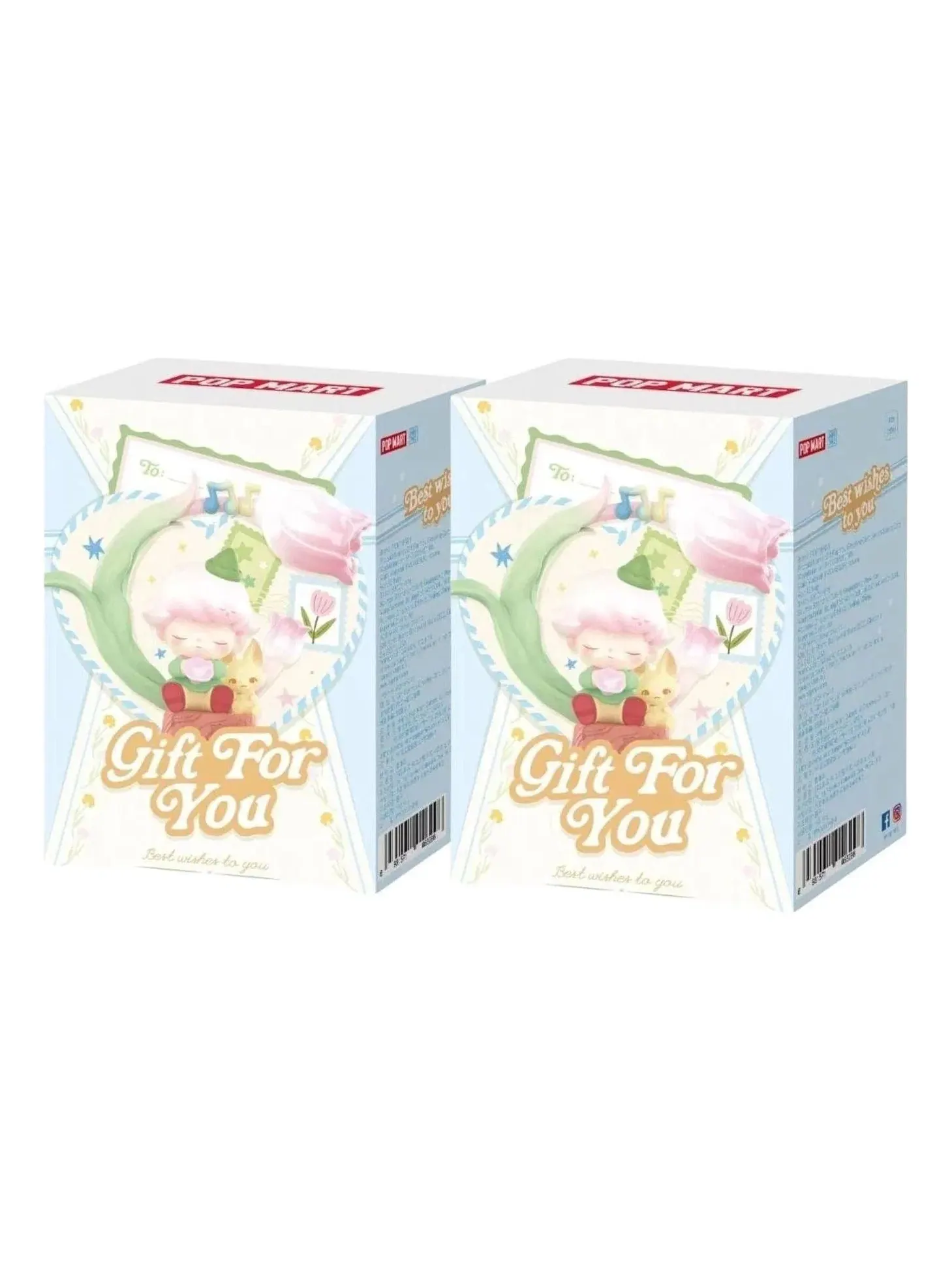 Коллекционная карта с открыткой Pop Mart Gift For You