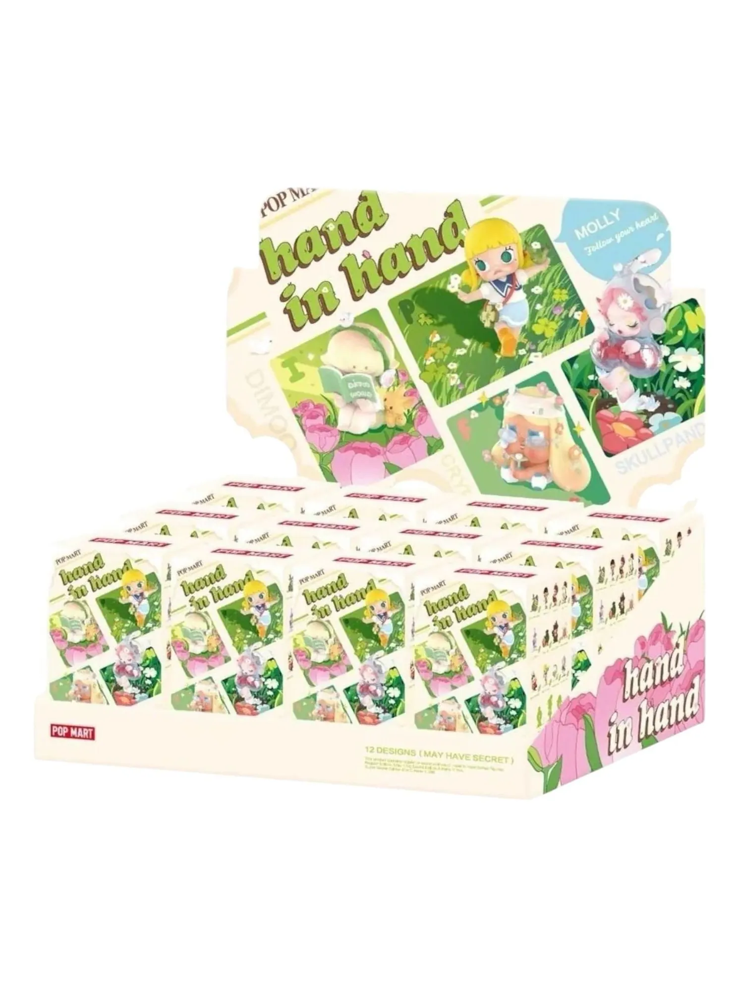 Фигурка Pop Mart Hand in Hand Figure Sealed Case (12 Blind Boxes) — изображение 1 из 1, мульти