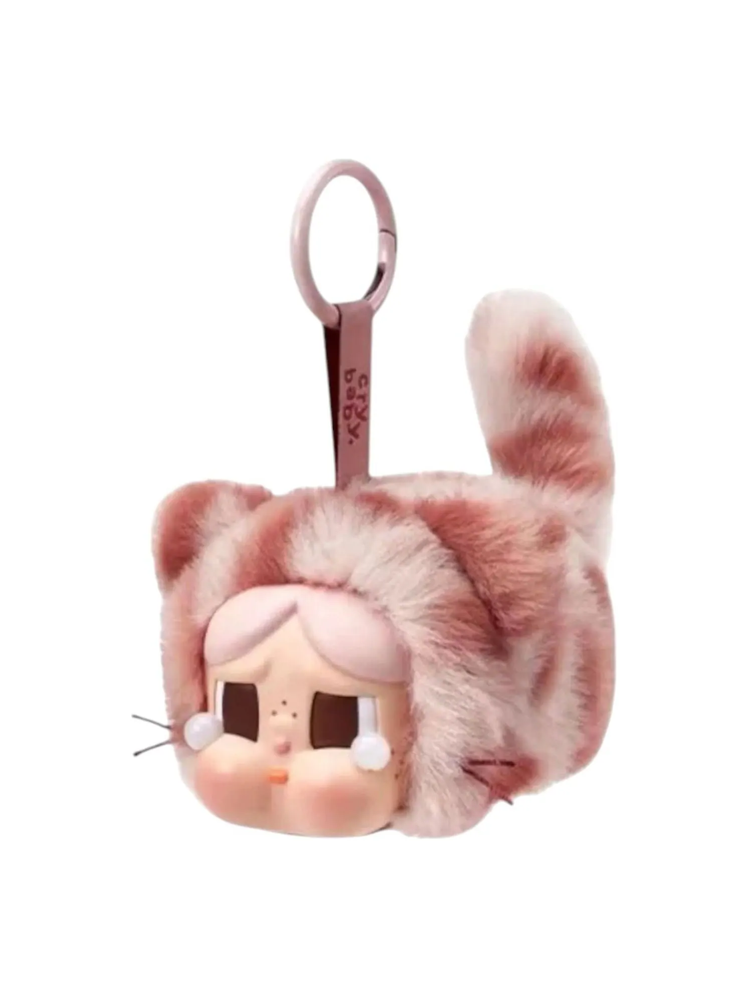 Мягкая виниловая подвеска Pop Mart CryBaby Wild but Cutie 'Pink Cutie' — изображение 1 из 1, мульти