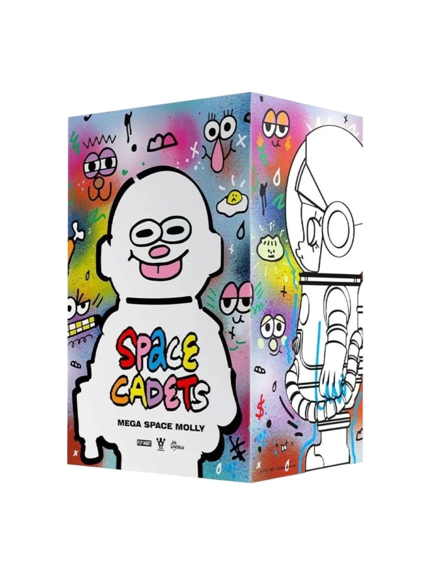 Pop Mart Mega Space Molly 400% Jon Burgerman Space Cadets Sealed Cases (1 Blind Box) — изображение 1 из 1, мульти