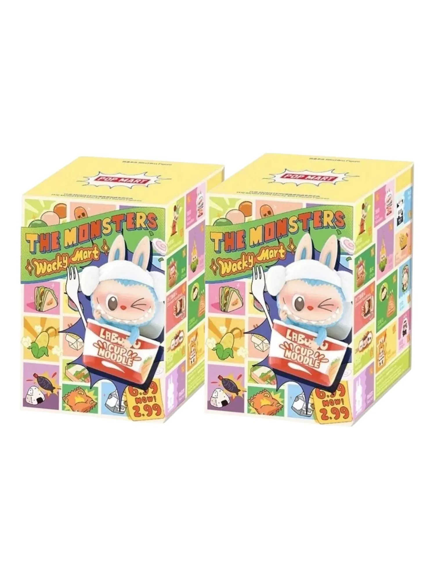 Лабубу Pop Mart The Monsters Labubu Wacky Mart Figure Sealed Cases (2 Blind Boxes) — изображение 1 из 1, мульти