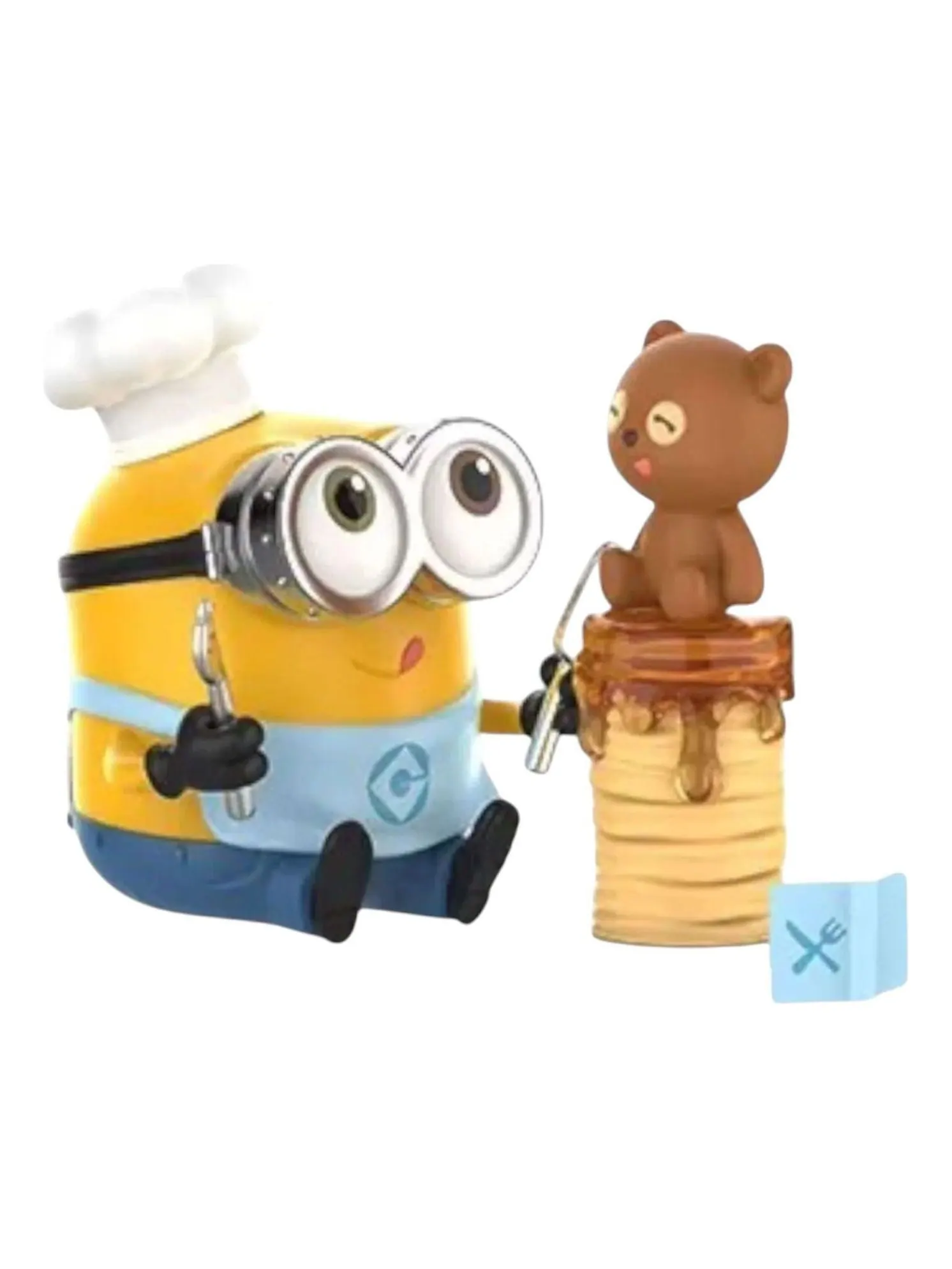 Фигурка Pop Mart Minions Bedtime Stories by Bob and Tim Figures 'Breakfast Cookbook' — изображение 1 из 1, мульти