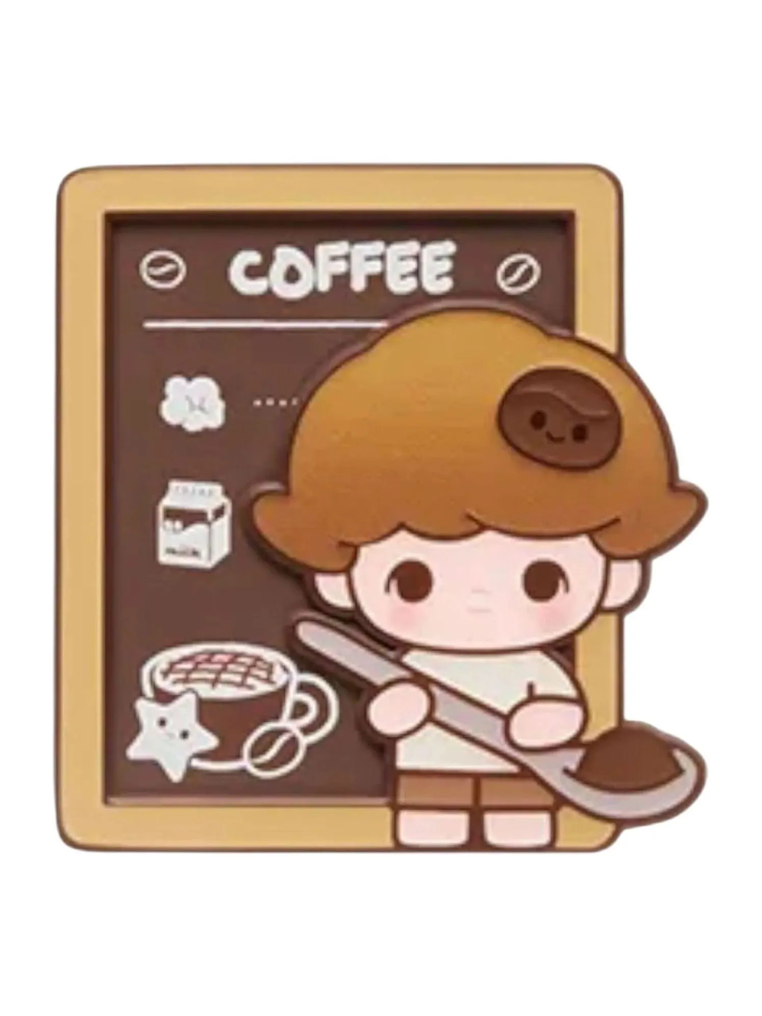 Фигурка Pop Mart Pop Bean Coffee Factory Fridge Magnet 'Dimoo Freshly Hand Ground' — изображение 1 из 1, мульти