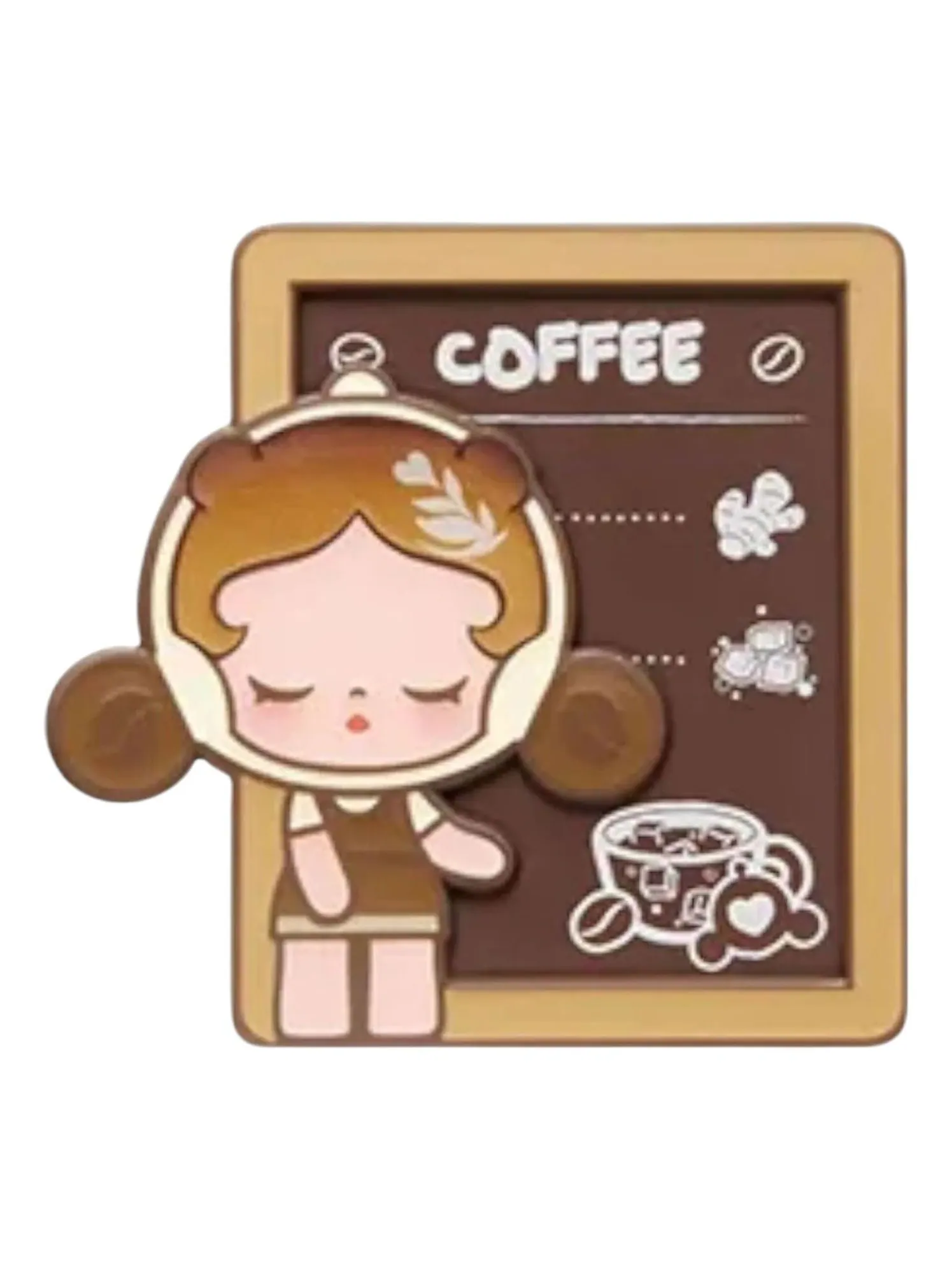 Фигурка Pop Mart Pop Bean Coffee Factory Fridge Magnet 'Skullpanda Coffee Moment' — изображение 1 из 1, мульти