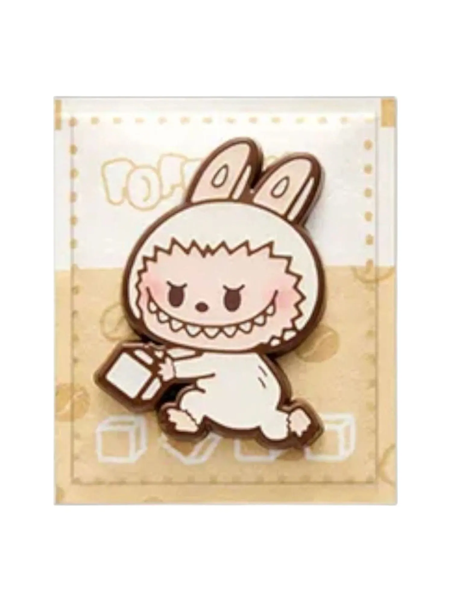 Лабубу Pop Mart Pop Bean Coffee Factory Fridge Magnet 'Labubu White Sugar Seasoning' — изображение 1 из 1, мульти