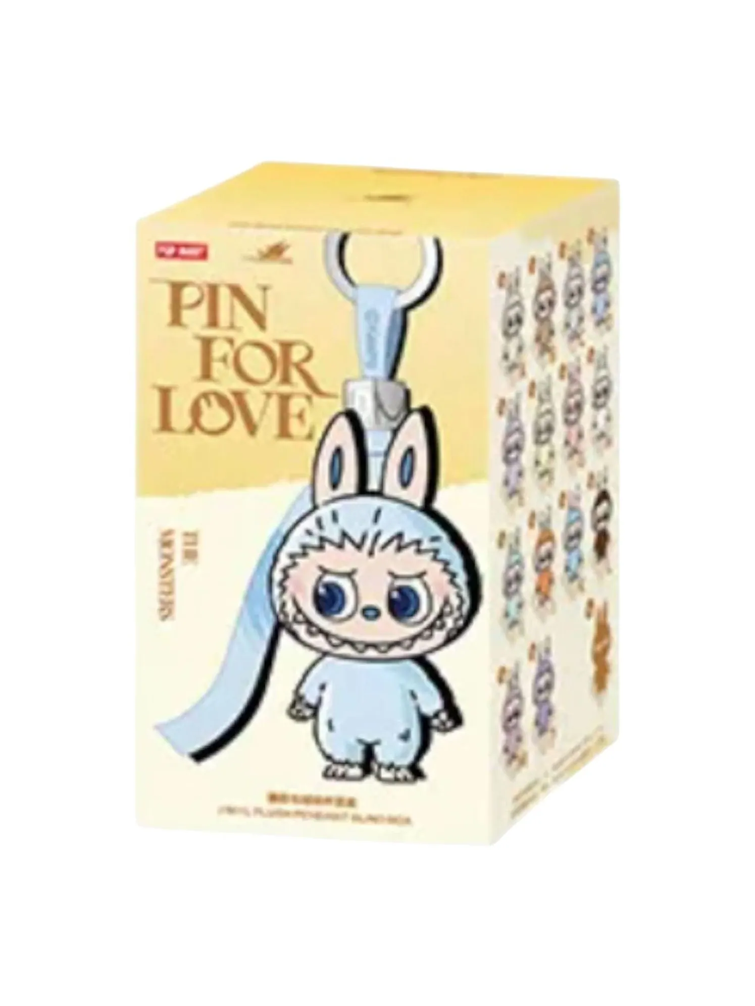 Лабубу Pop Mart The Monsters Labubu Pin for Love Plush Pendant Sealed Case (A-M) (1 Blind Box) — изображение 1 из 1, мульти