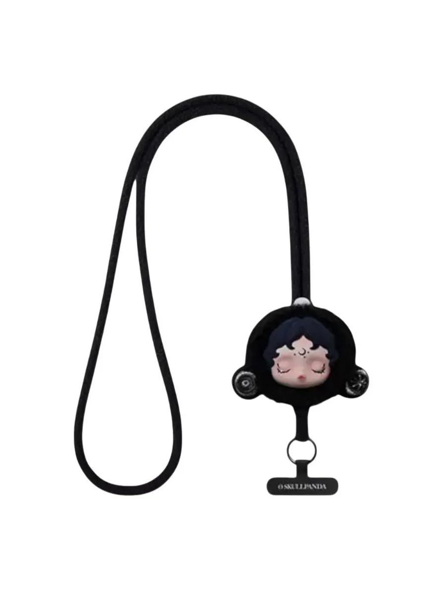 Фигурка Pop Mart Skullpanda You Found Me Cell Phone Lanyard 'Starry Night Eyes' — изображение 1 из 1, мульти