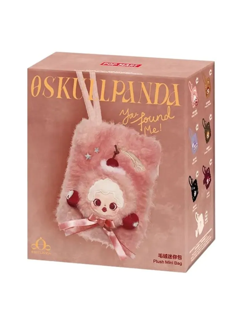 Мягкая мини-игрушка Pop Mart Skullpanda You Found Me в запечатанной упаковке (1 слепой бокс) — изображение 1 из 1, мульти
