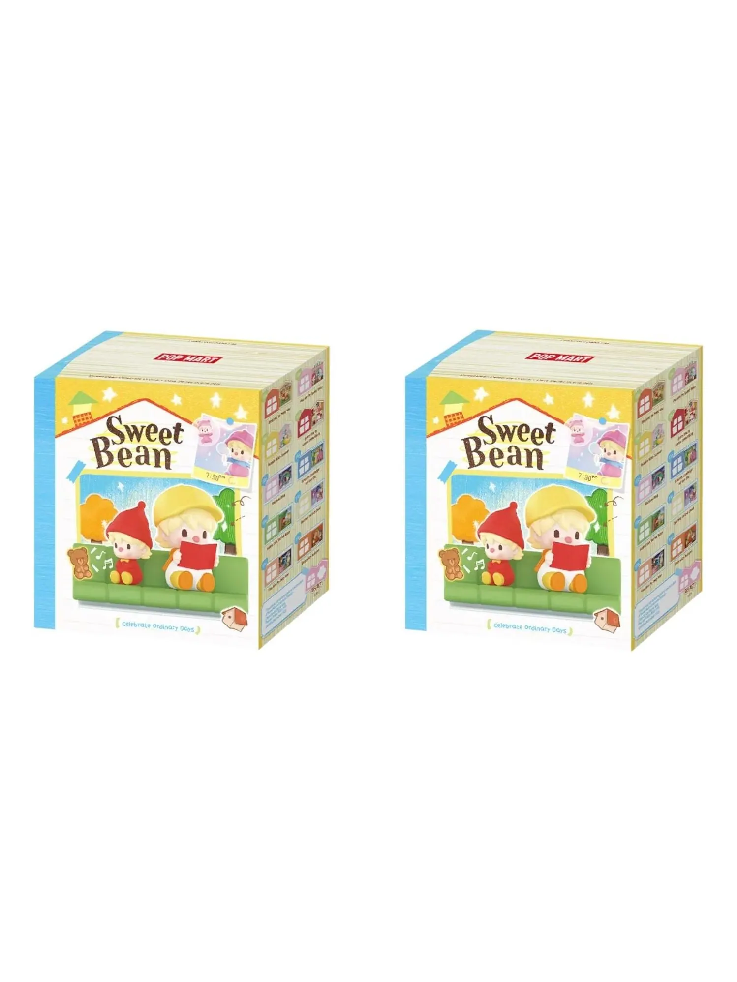 Наборы Pop Mart Sweet Bean Celebrate Ordinary Days Series, запечатанная упаковка (2 коробки-сюрприза) — изображение 1 из 1
