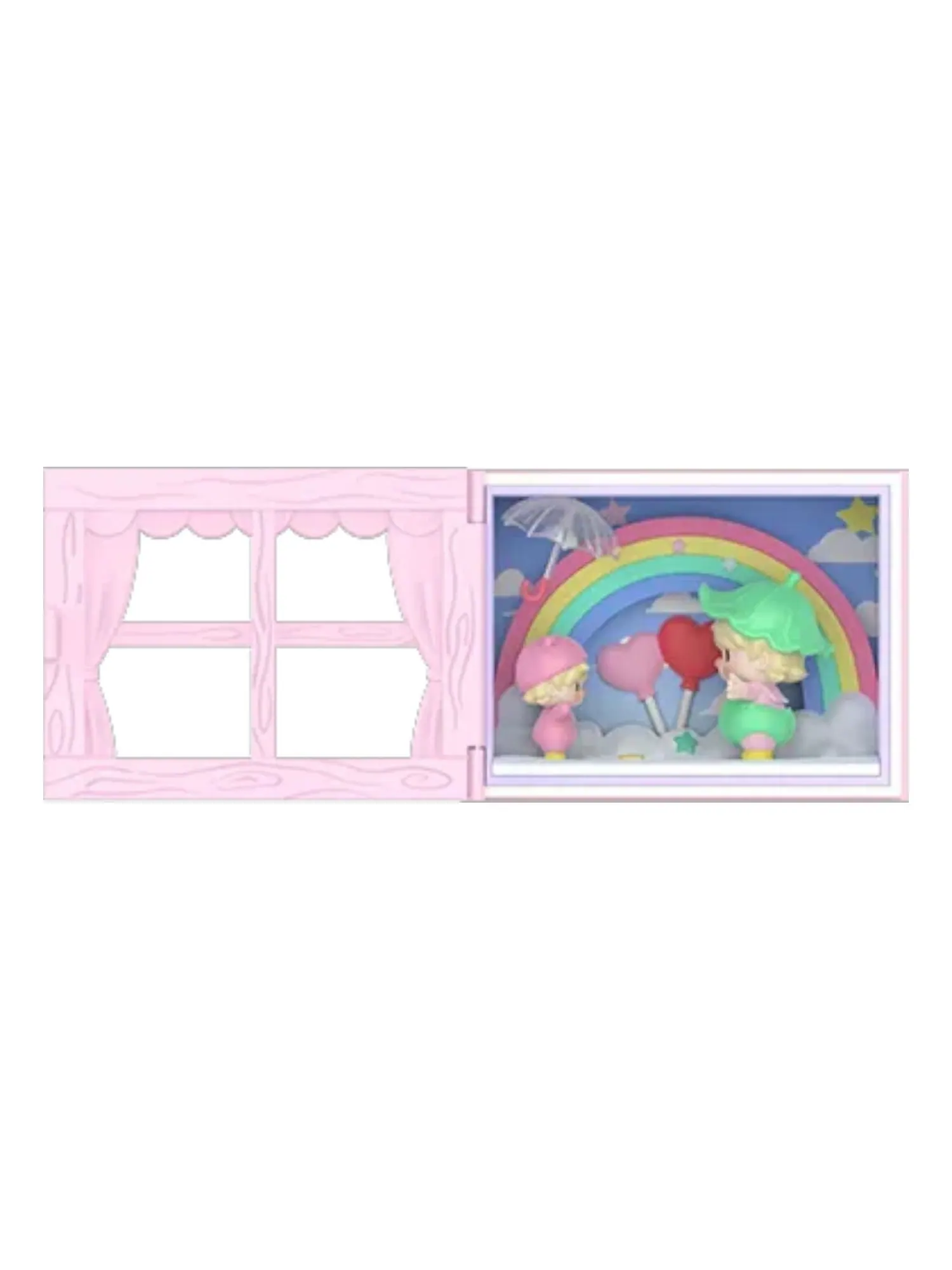 Фигурка Pop Mart Sweet Bean Celebrate Ordinary Days Series Sets 'Embrace by Rainbow' — изображение 1 из 1, мульти