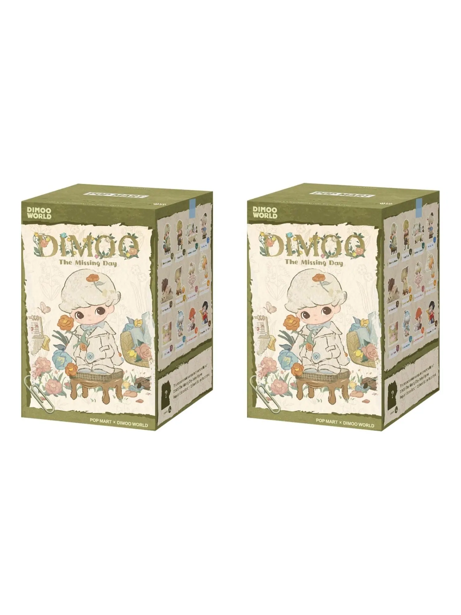 Фигурка Pop Mart Dimoo The Missing Day Figures Sealed Case (2 Blind Boxes) — изображение 1 из 1, мульти