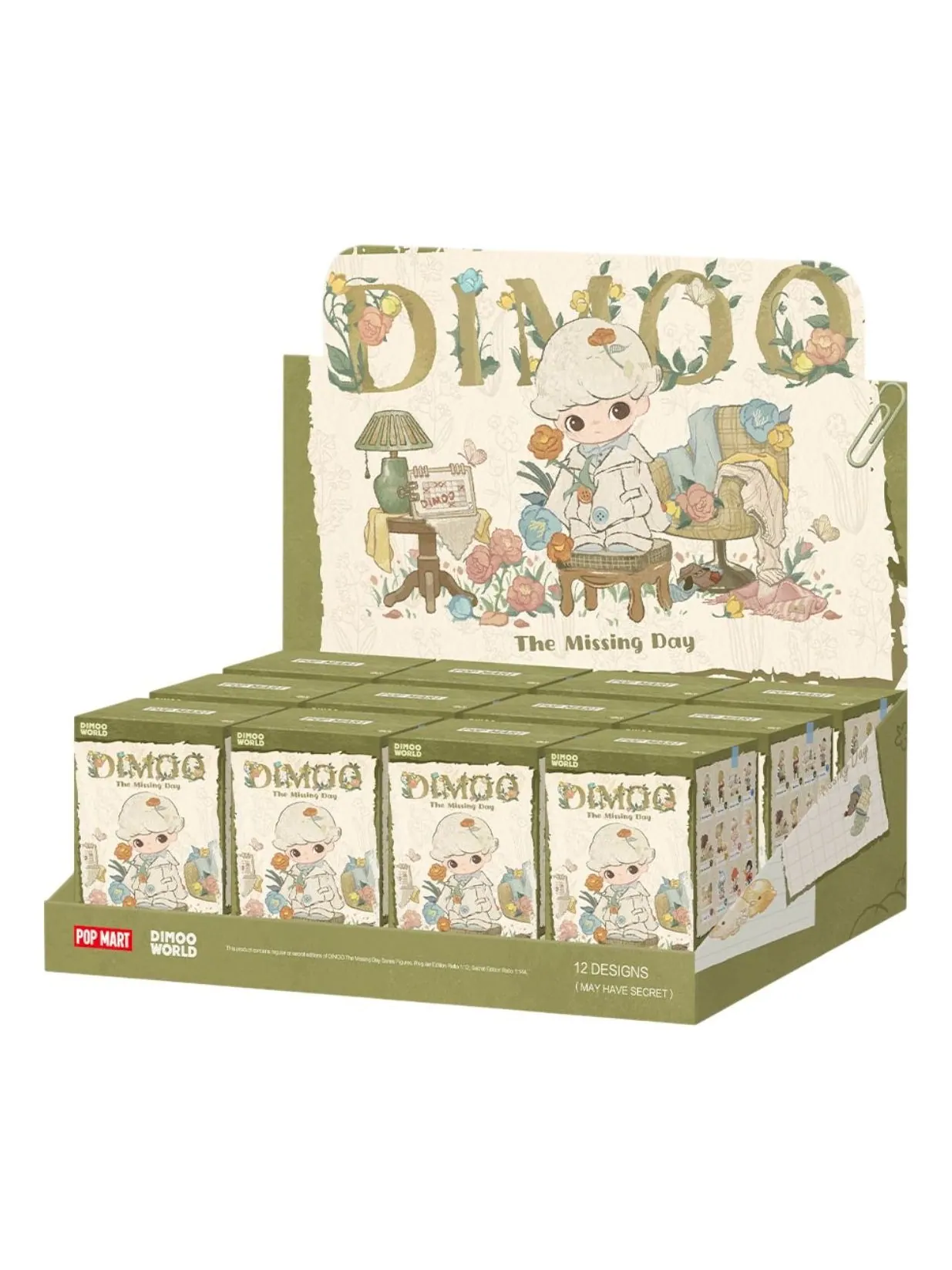 Фигурка Pop Mart Dimoo The Missing Day Figures Sealed Case (12 Blind Boxes) — изображение 1 из 1, мульти