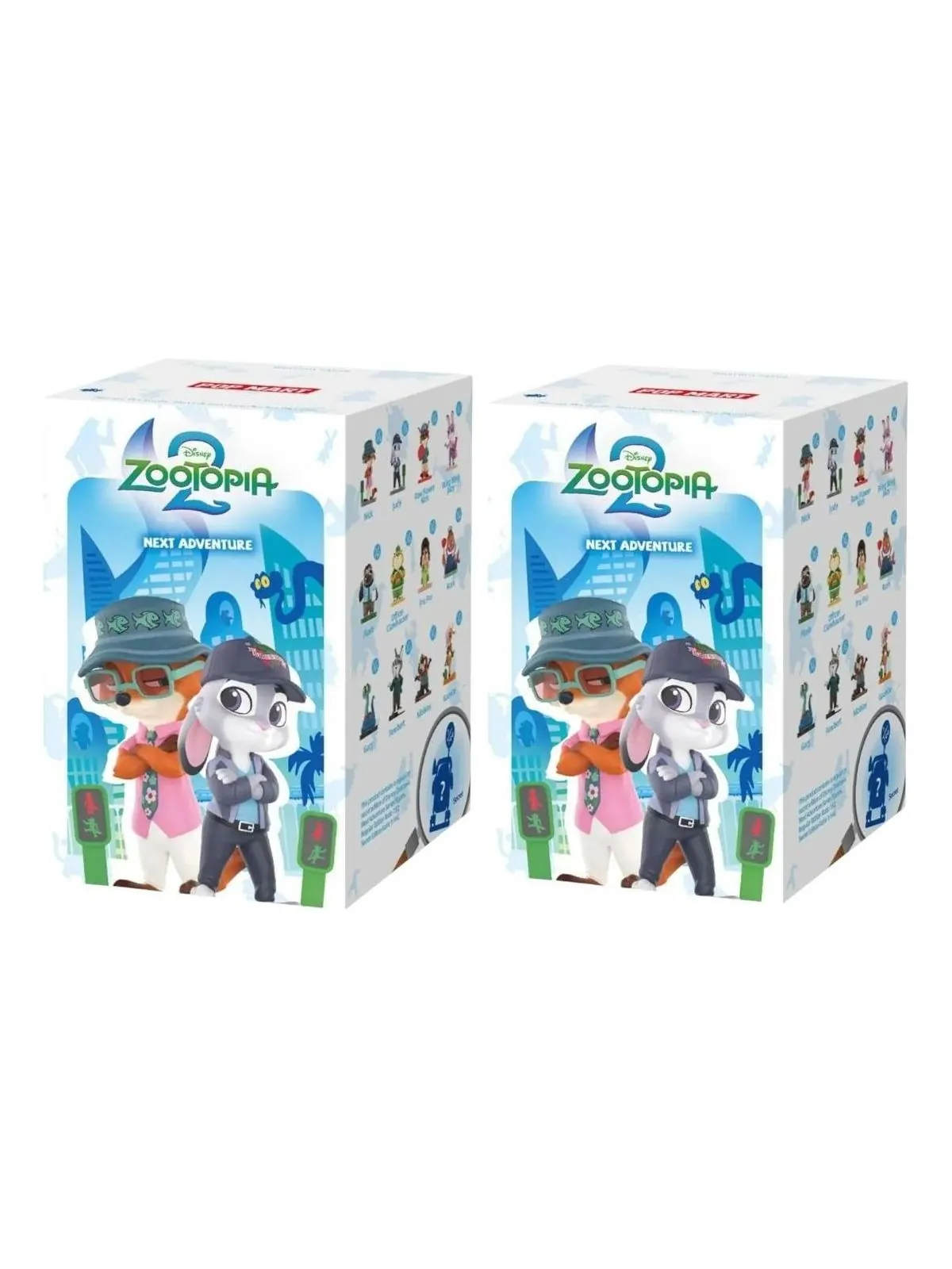 Фигурка Pop Mart Disney Zootopia Next Adventure Figures Sealed Case (2 Blind Boxes) — изображение 1 из 2, мульти