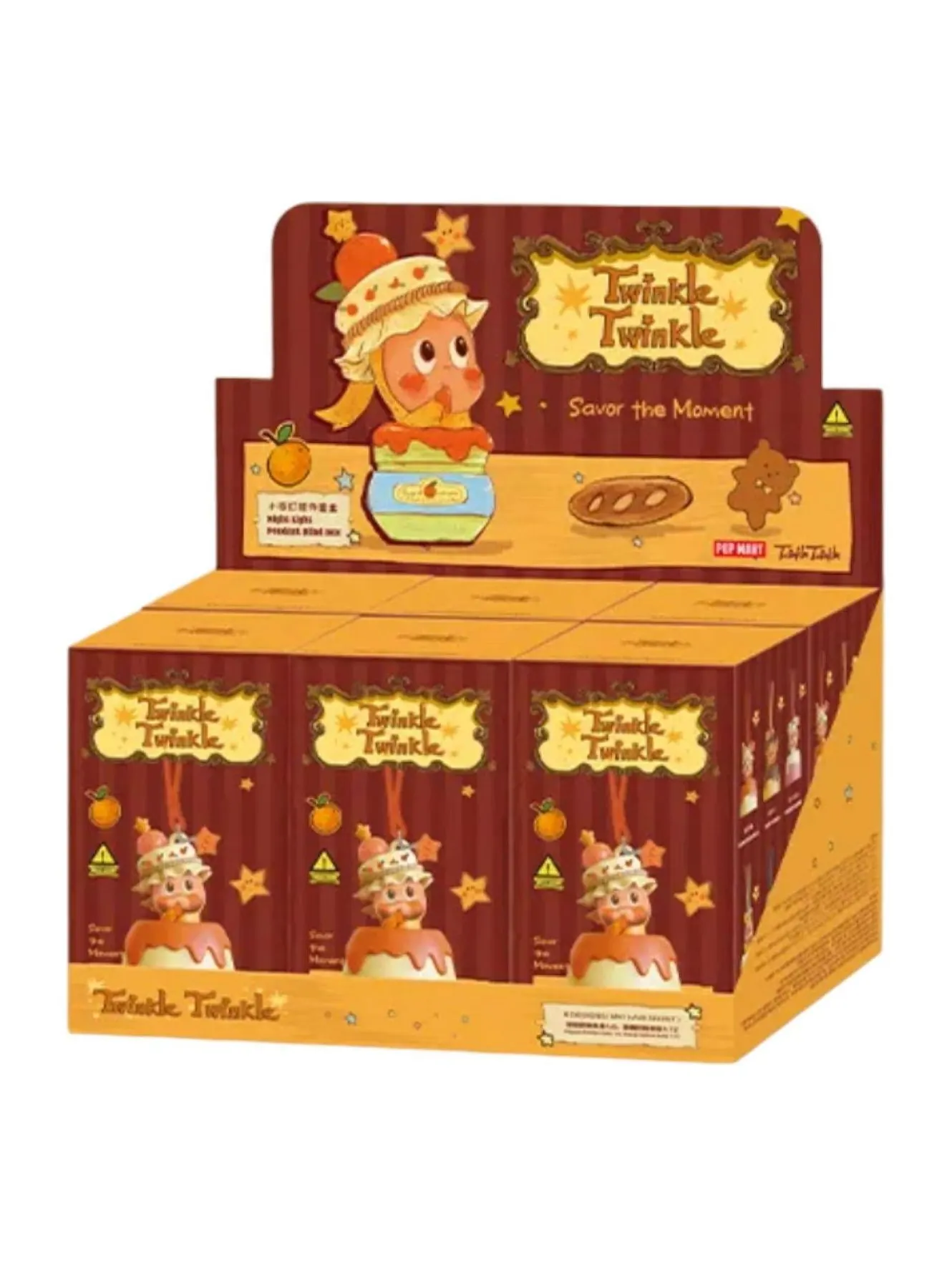 Ночник Pop Mart Twinkle Twinkle Savor the Moment Series, запечатанный футляр (6 коробочек-сюрпризов) — изображение 1 из 1