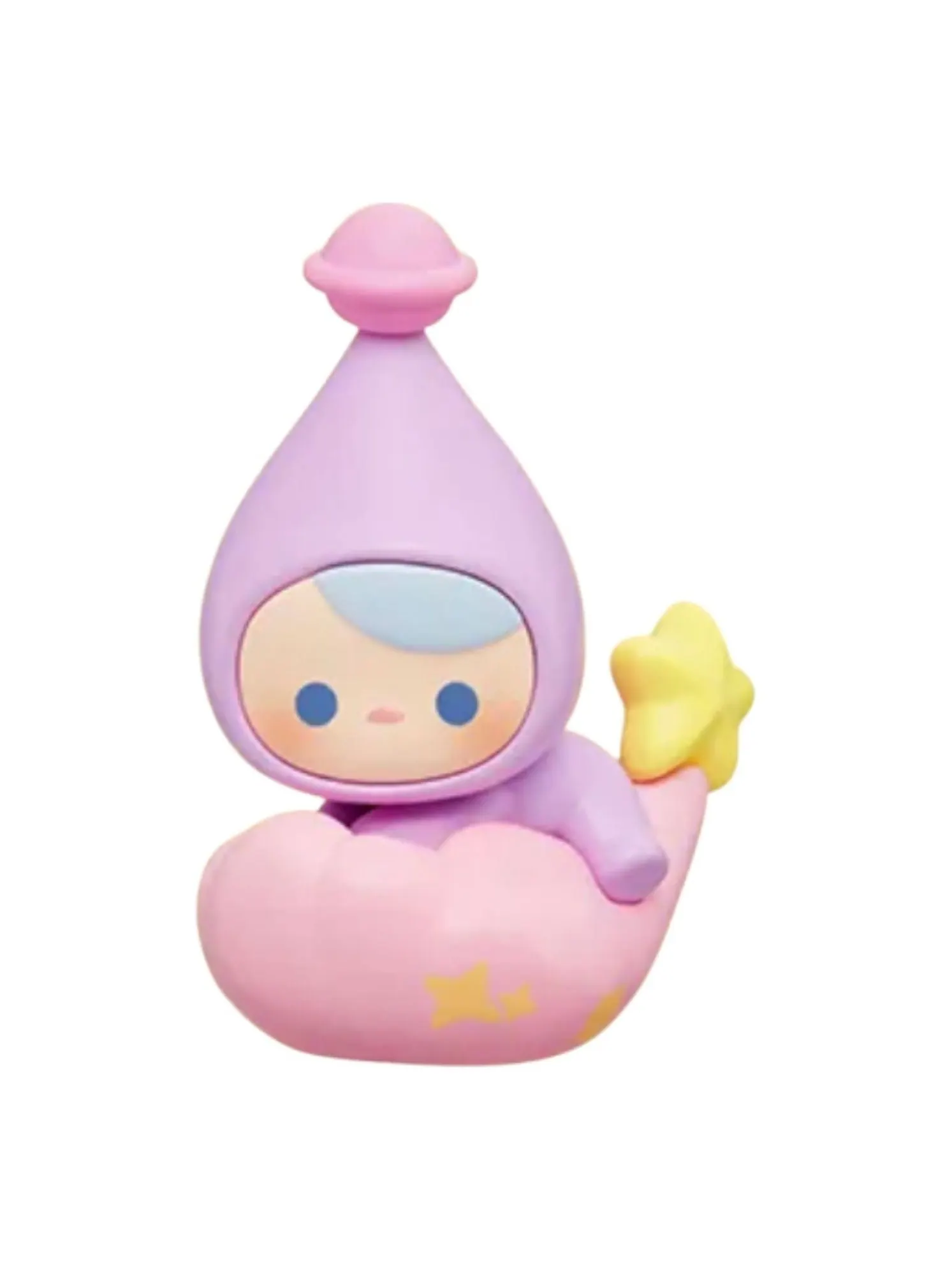 Фигурка Pop Mart Pop Bean Goodnight, Night Sky Series Figure 'PUCKY Lie on Shooting Star' — изображение 1 из 1, мульти